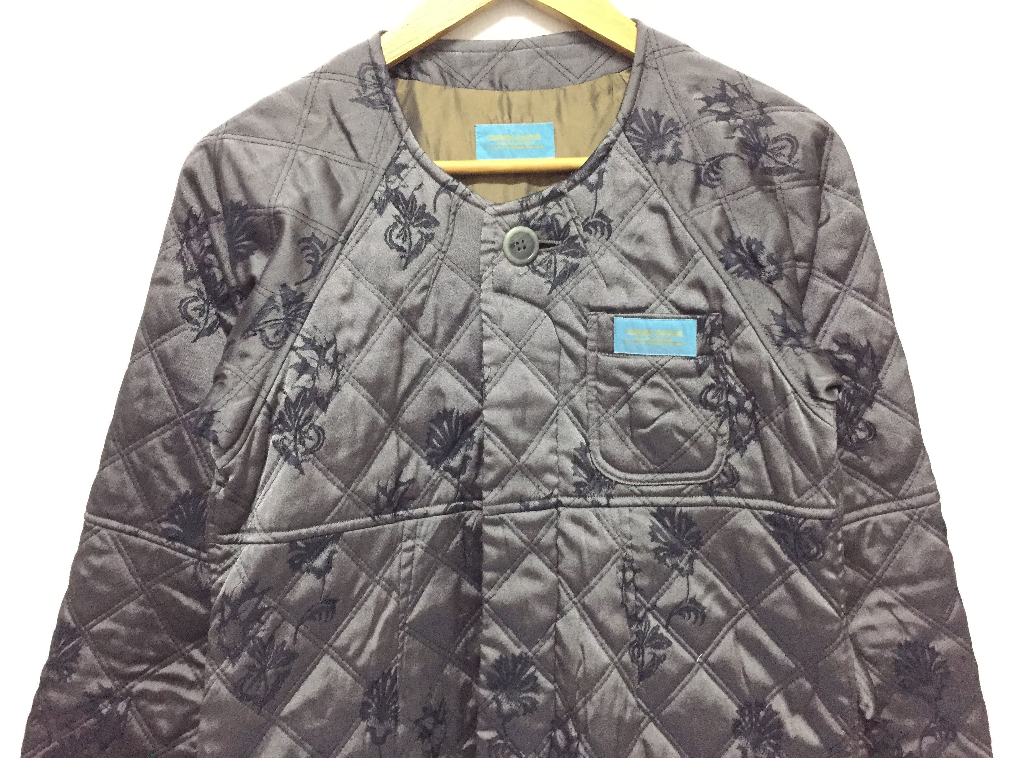 Undercover AW98 UNDERCOVER Floral parka quilted jacket Size S / US 4 / IT 40 - 3 Thumbnail