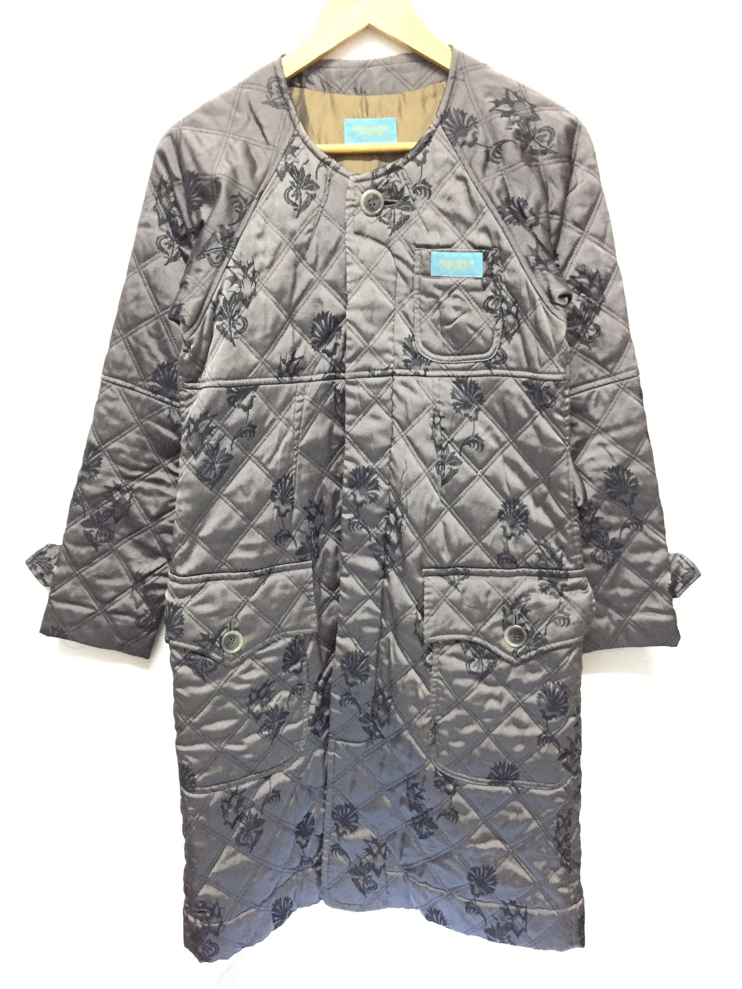 Undercover AW98 UNDERCOVER Floral parka quilted jacket Size S / US 4 / IT 40 - 2 Thumbnail