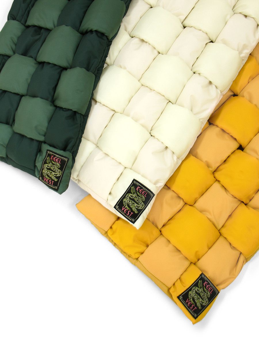 Kapital Kapital KEEL Woven Down Scarf Size ONE SIZE - 4 Thumbnail