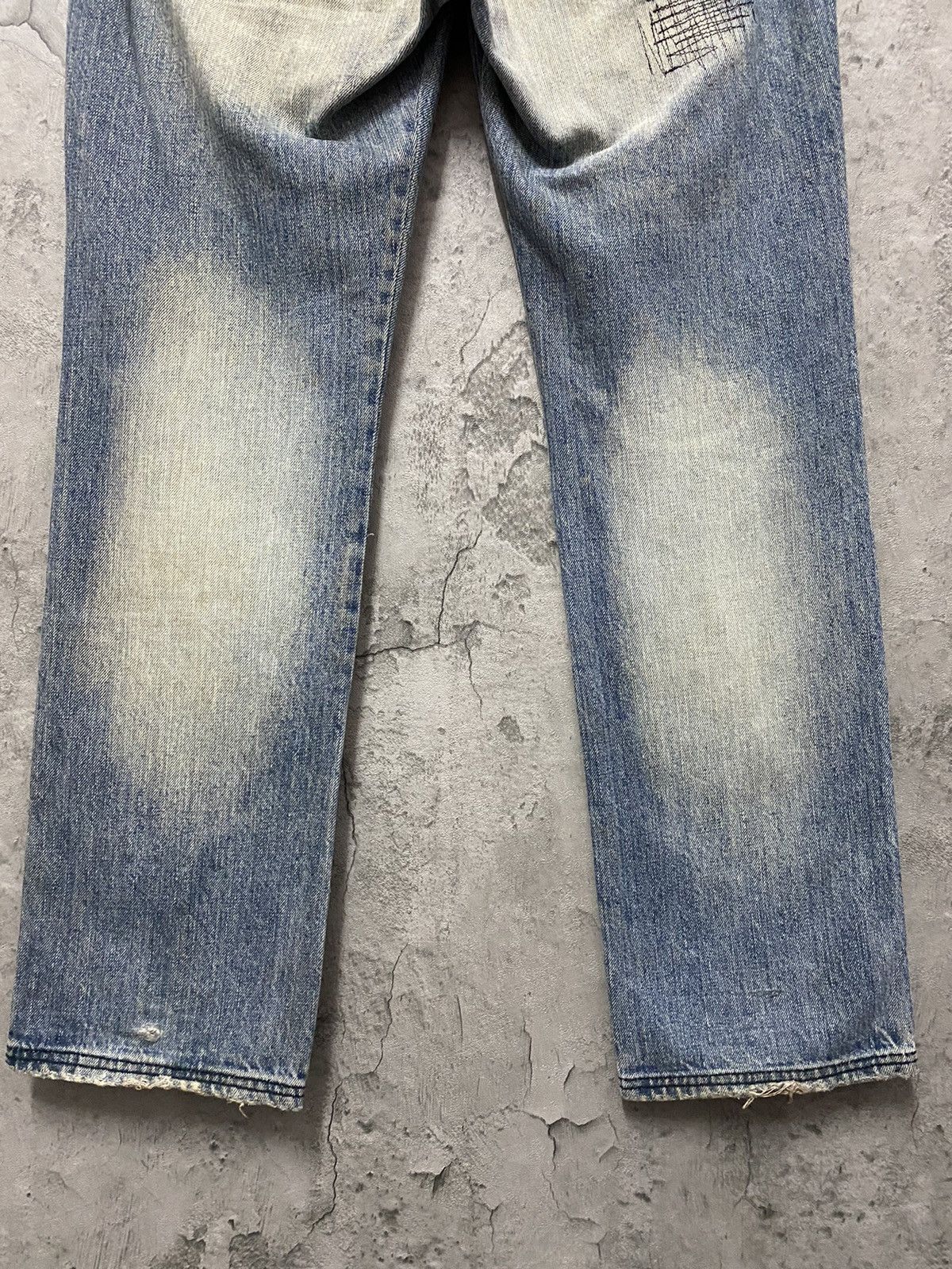 Designer × Japanese Brand Candy Stripper Harajuku Distressed Studded Denim Pants Size US 31 - 14 Thumbnail