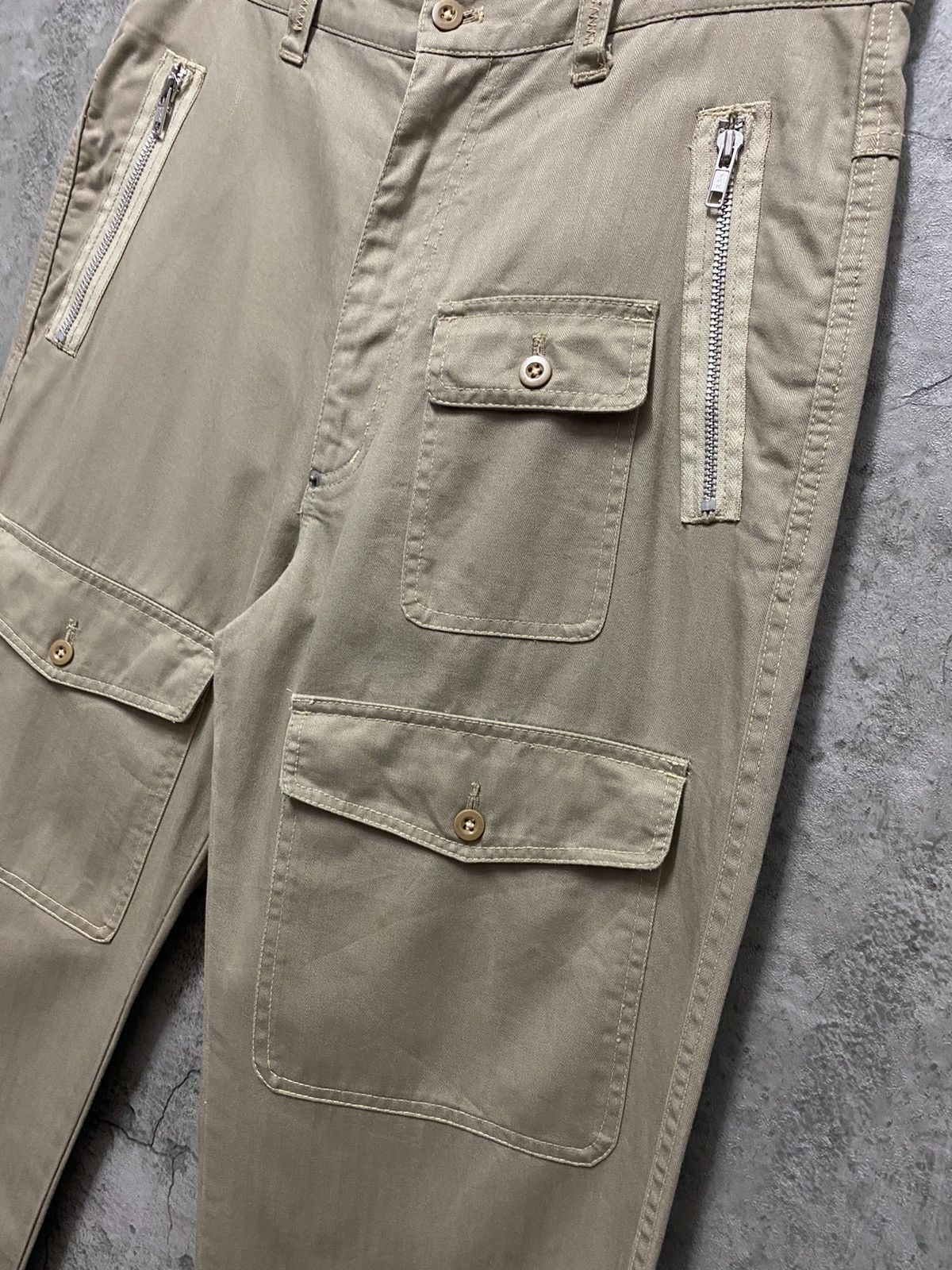 Vans Vintage 90’s Vans Cargo Bush Multi Pocket Heavy Cotton Pants Size US 32 / EU 48 - 6 Thumbnail