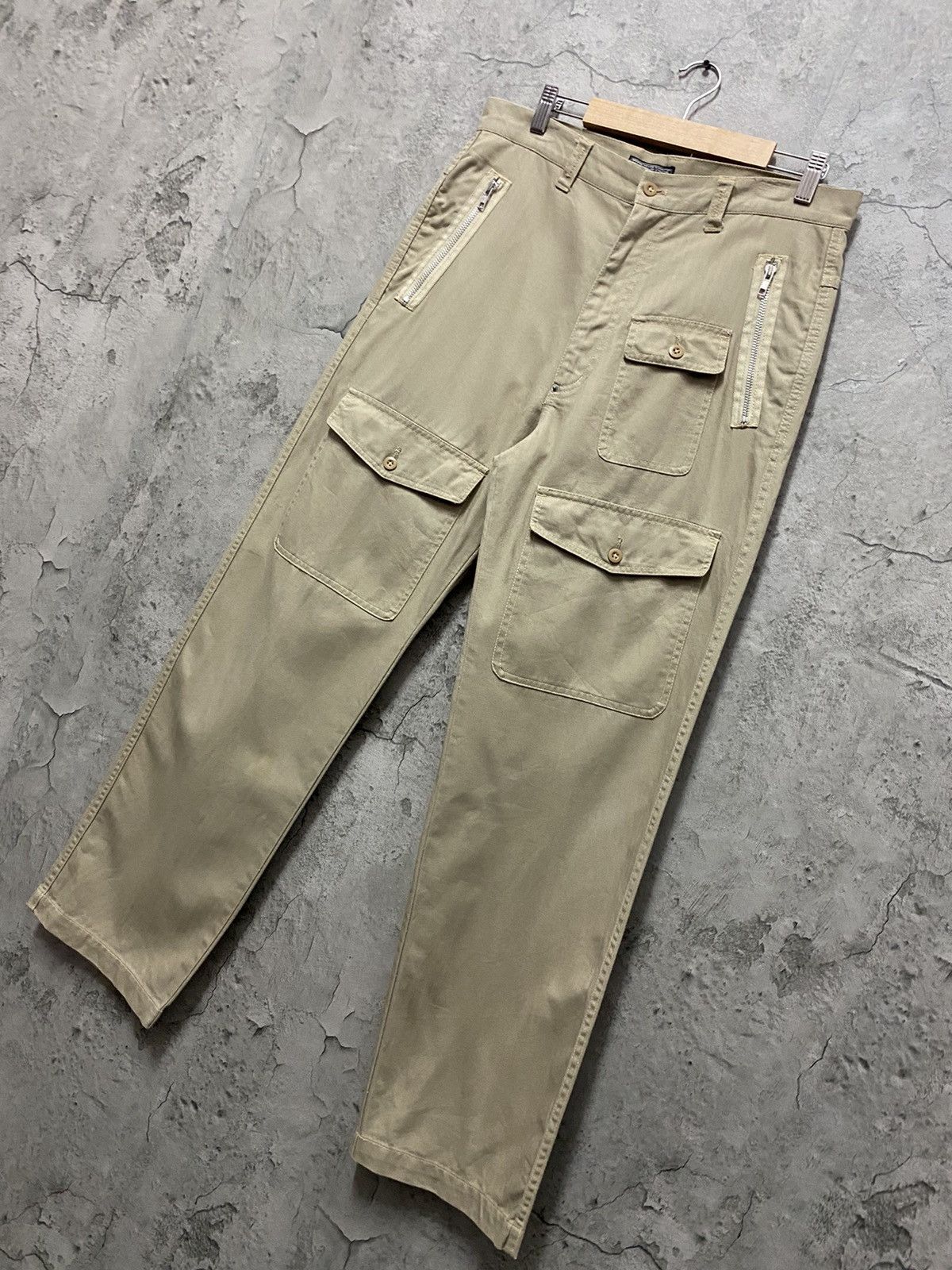 Vans Vintage 90’s Vans Cargo Bush Multi Pocket Heavy Cotton Pants Size US 32 / EU 48 - 3 Thumbnail