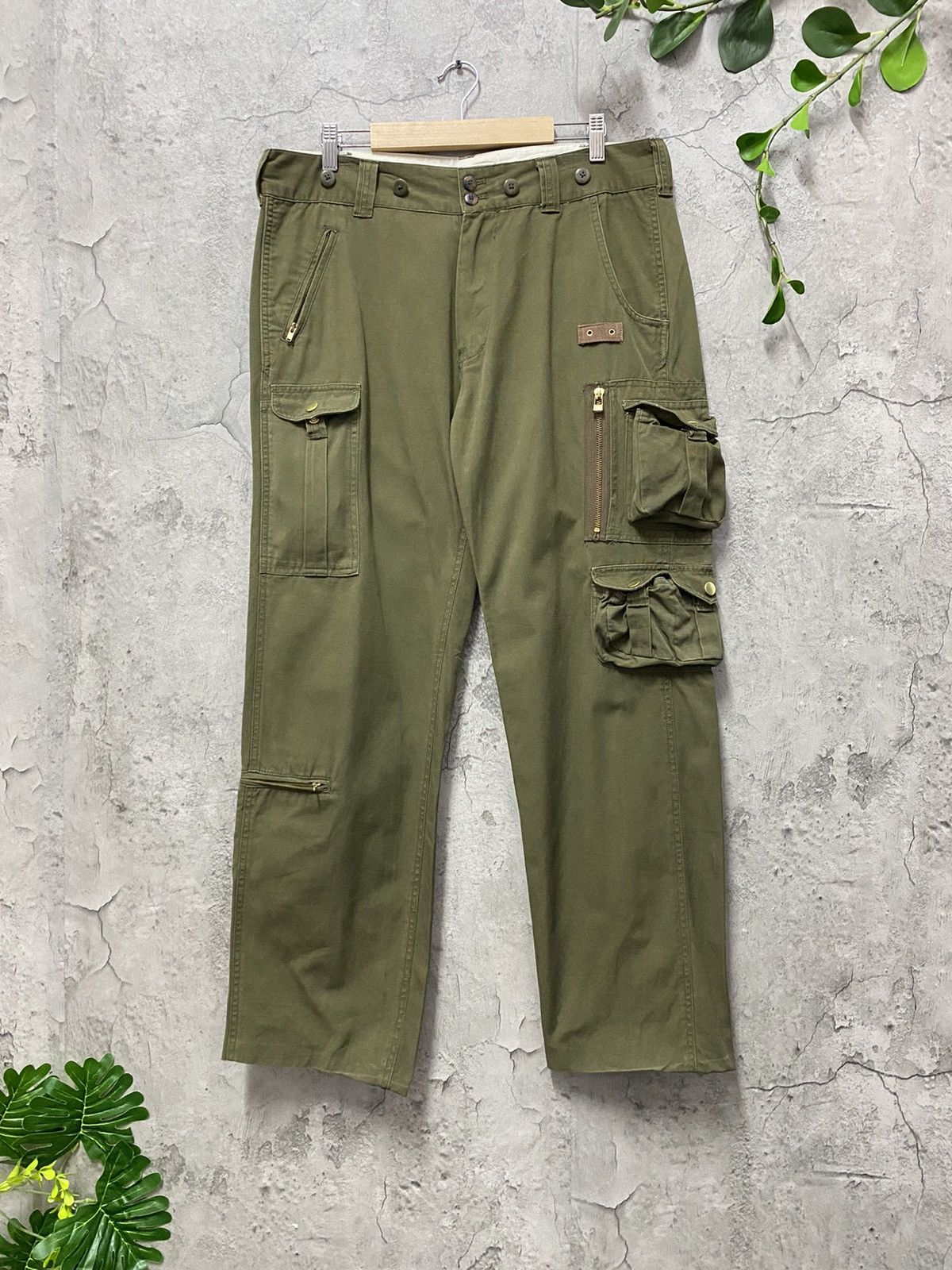 Japanese Brand Neutral infinity Japan Multi Pocket Techincal Cargo Pants Size US 34 / EU 50 - 1 Thumbnail