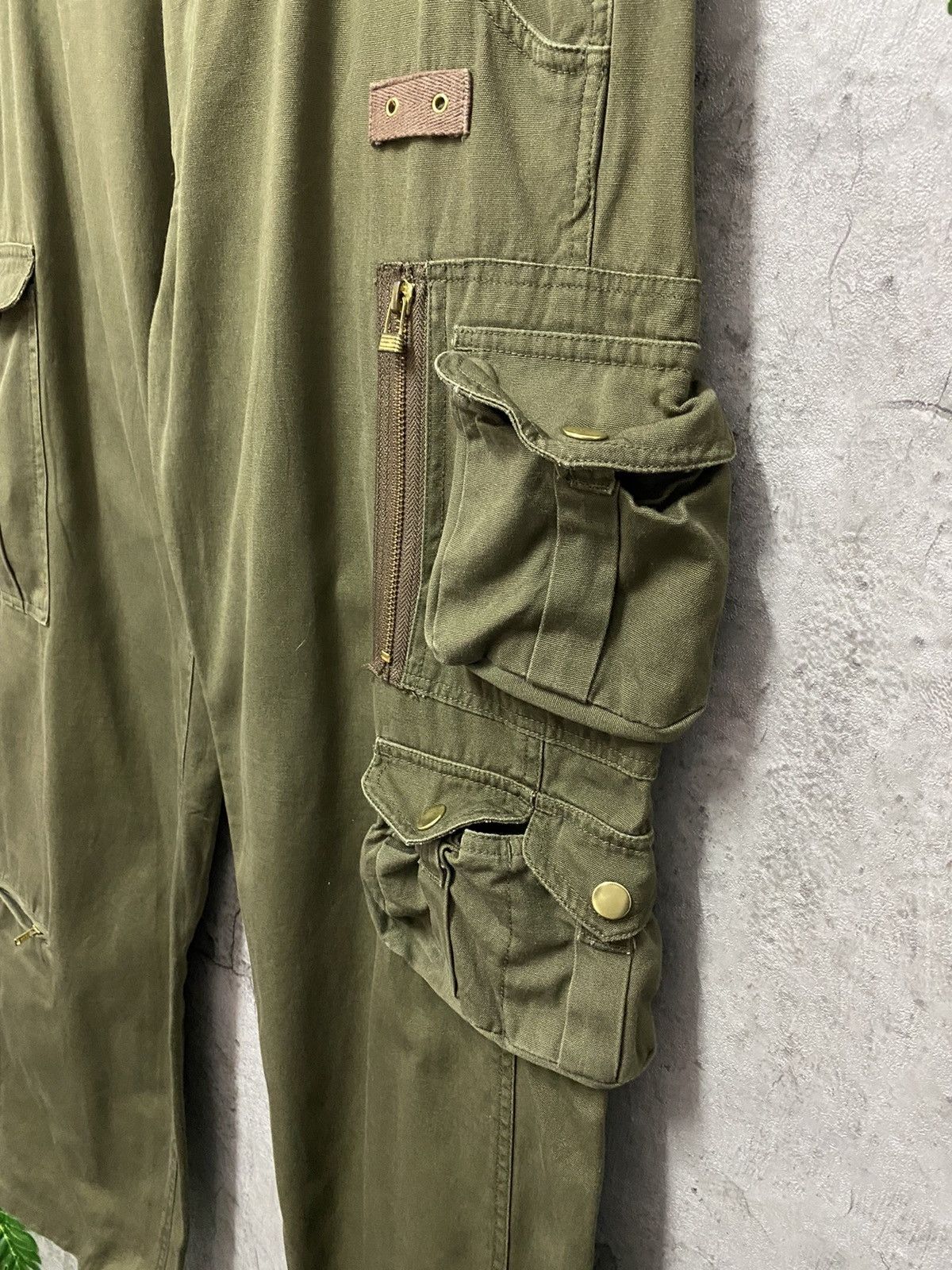 Japanese Brand Neutral infinity Japan Multi Pocket Techincal Cargo Pants Size US 34 / EU 50 - 5 Thumbnail