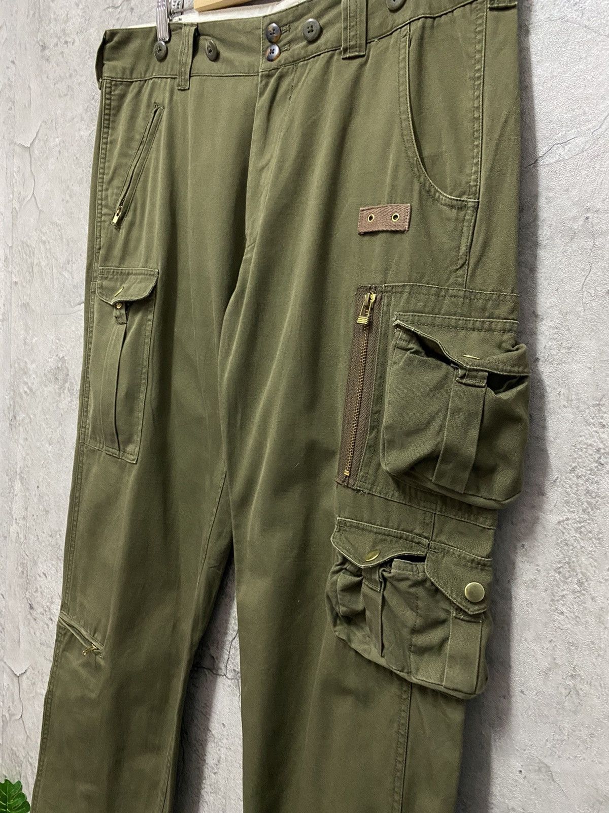 Japanese Brand Neutral infinity Japan Multi Pocket Techincal Cargo Pants Size US 34 / EU 50 - 4 Thumbnail