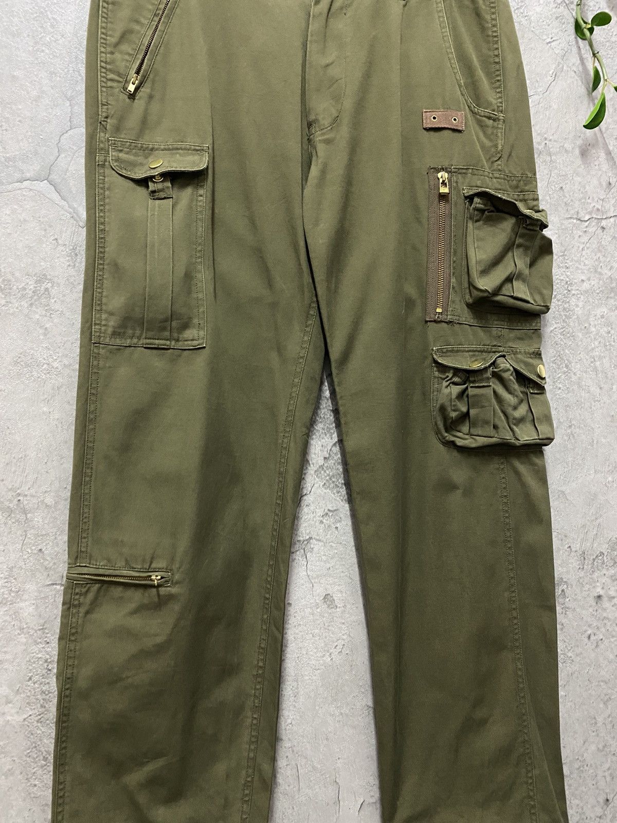 Japanese Brand Neutral infinity Japan Multi Pocket Techincal Cargo Pants Size US 34 / EU 50 - 6 Thumbnail