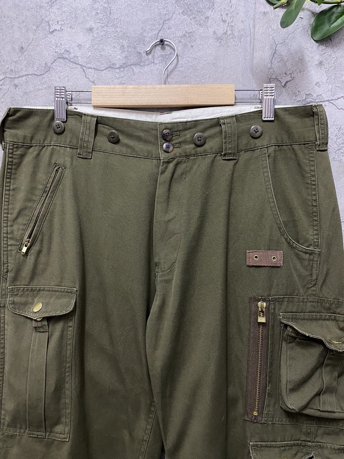 Japanese Brand Neutral infinity Japan Multi Pocket Techincal Cargo Pants Size US 34 / EU 50 - 8 Thumbnail