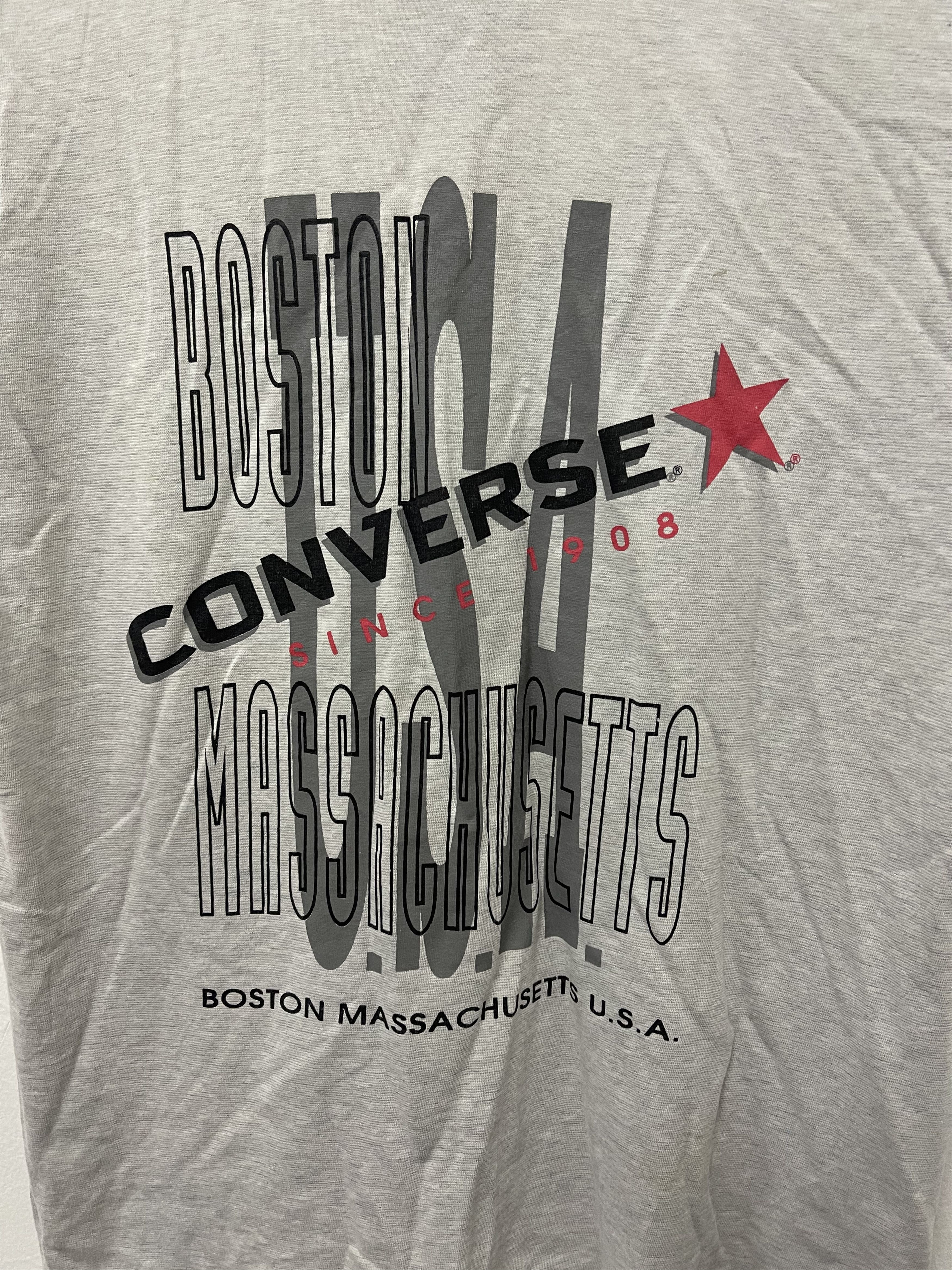 Converse × Vintage Vintage Converse Star Spell Out Tshirt Size US M / EU 48-50 / 2 - 2 Thumbnail