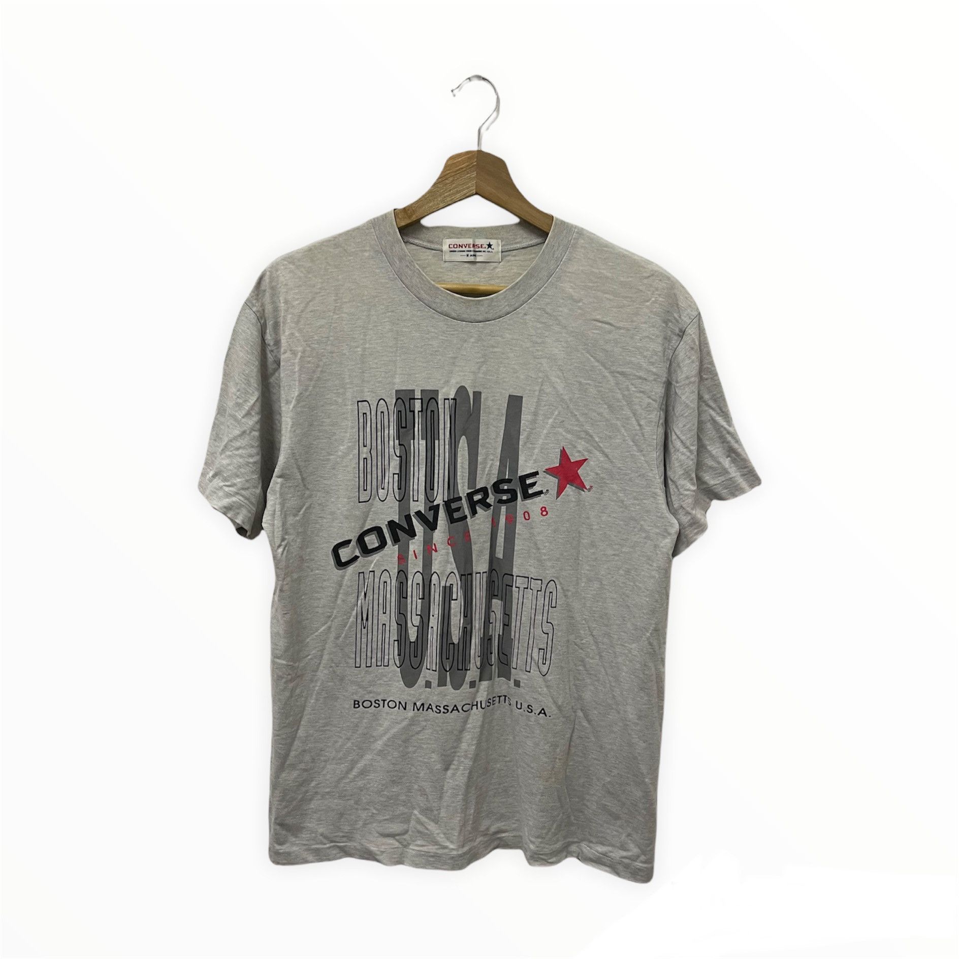 Converse × Vintage Vintage Converse Star Spell Out Tshirt Size US M / EU 48-50 / 2 - 1 Thumbnail