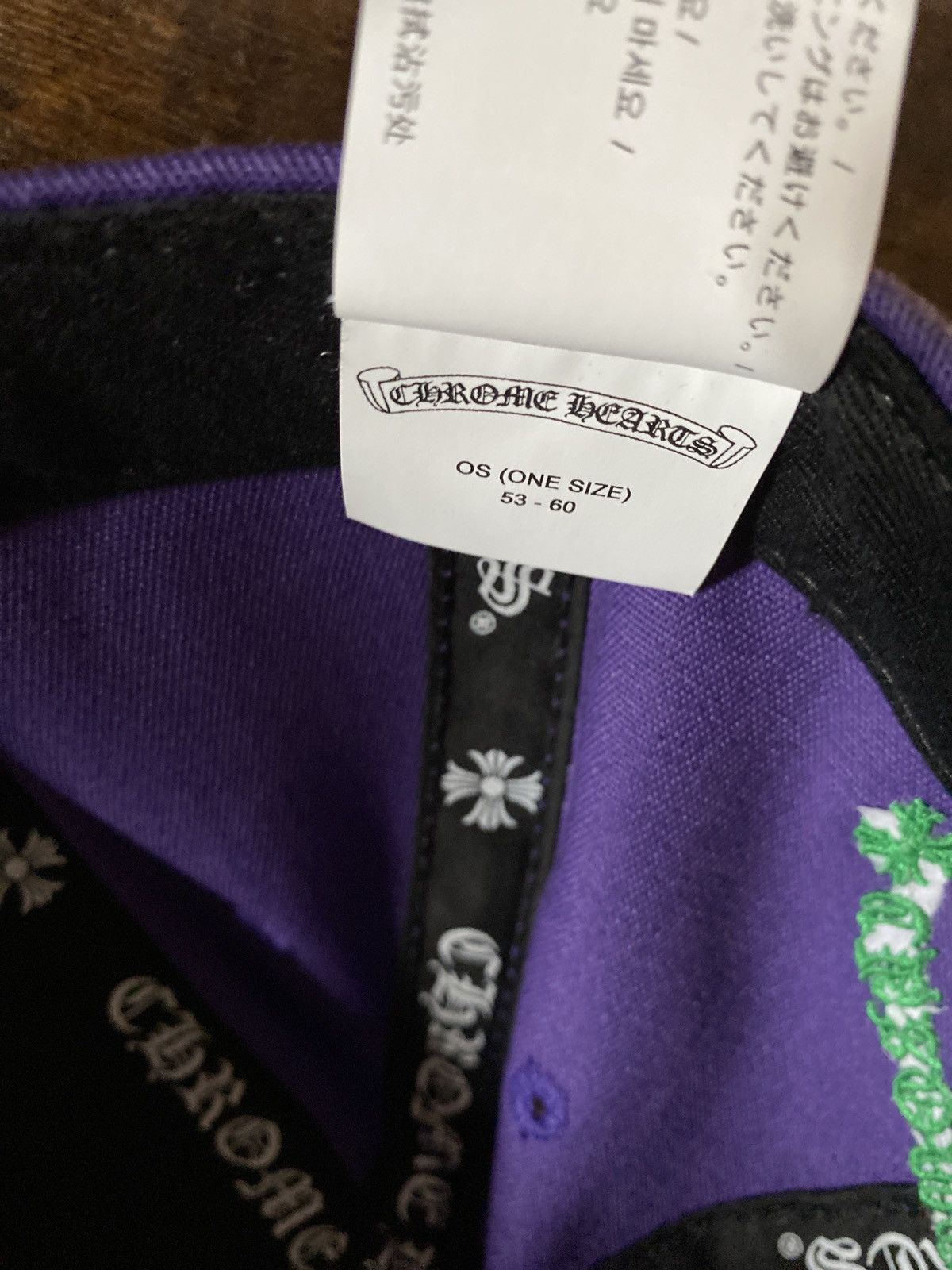 Chrome Hearts Chrome Hearts 5 Panel Baseball Purple Hat Size ONE SIZE - 6 Thumbnail