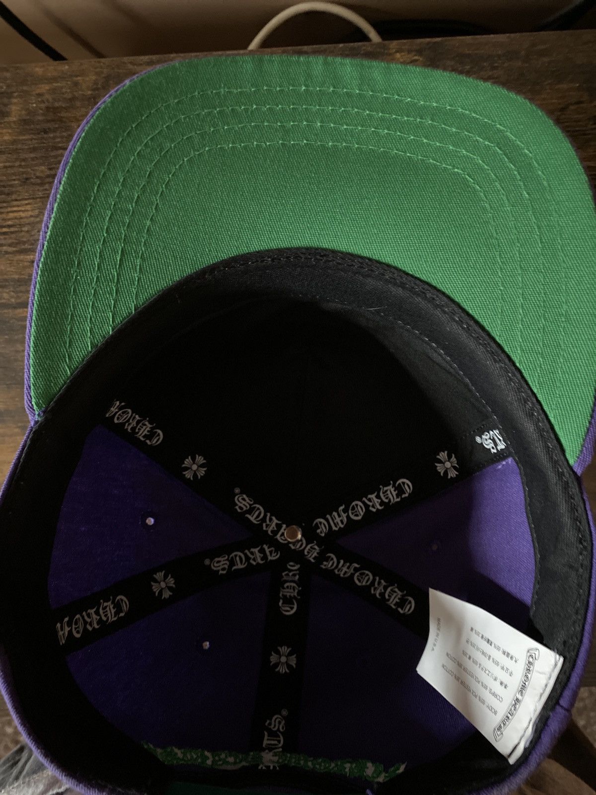 Chrome Hearts Chrome Hearts 5 Panel Baseball Purple Hat Size ONE SIZE - 4 Thumbnail