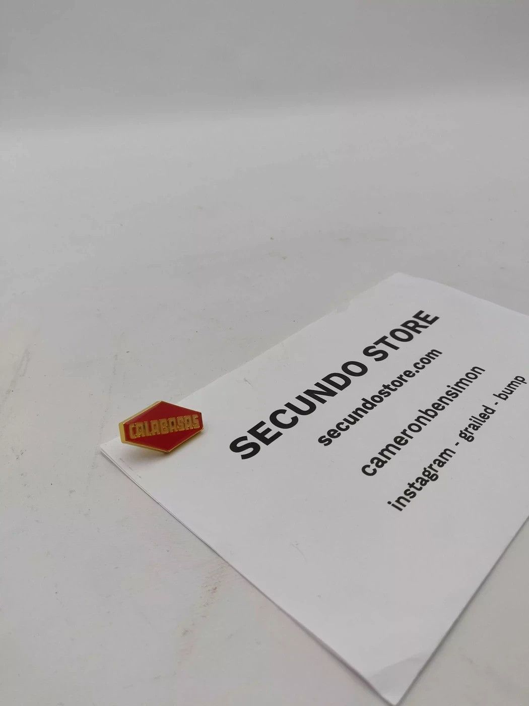 Yeezy ⚡️QUICK SALE⚡️Yeezy Season 4 Calabasas Enamel Pin Size ONE SIZE - 2 Thumbnail