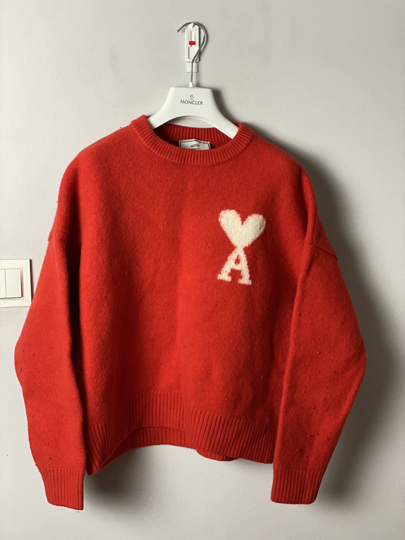 AMI AMI Alexandre Mattiussi sweater jumper big logo Size M / US 6-8 / IT 42-44 - 1 Thumbnail