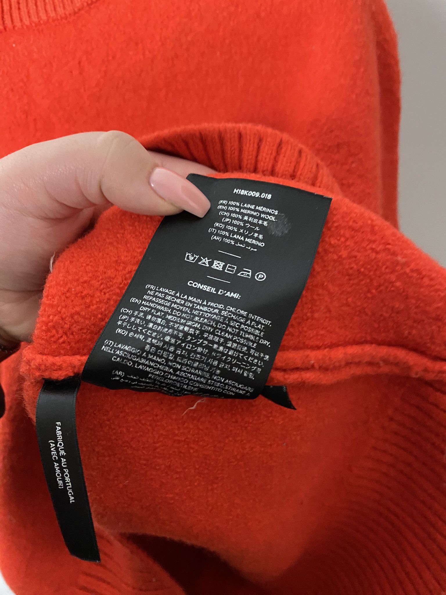 AMI AMI Alexandre Mattiussi sweater jumper big logo Size M / US 6-8 / IT 42-44 - 5 Thumbnail