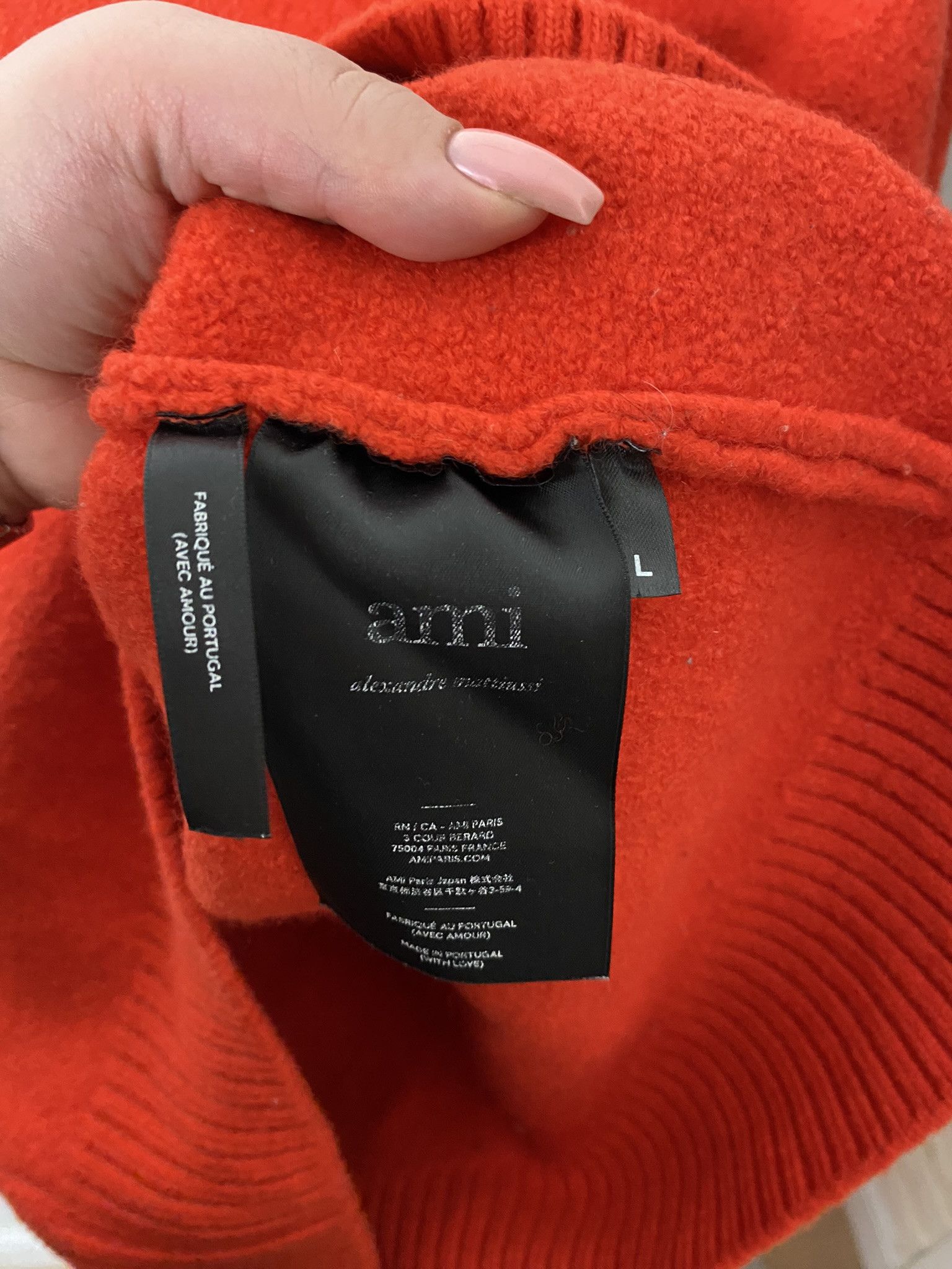 AMI AMI Alexandre Mattiussi sweater jumper big logo Size M / US 6-8 / IT 42-44 - 4 Thumbnail