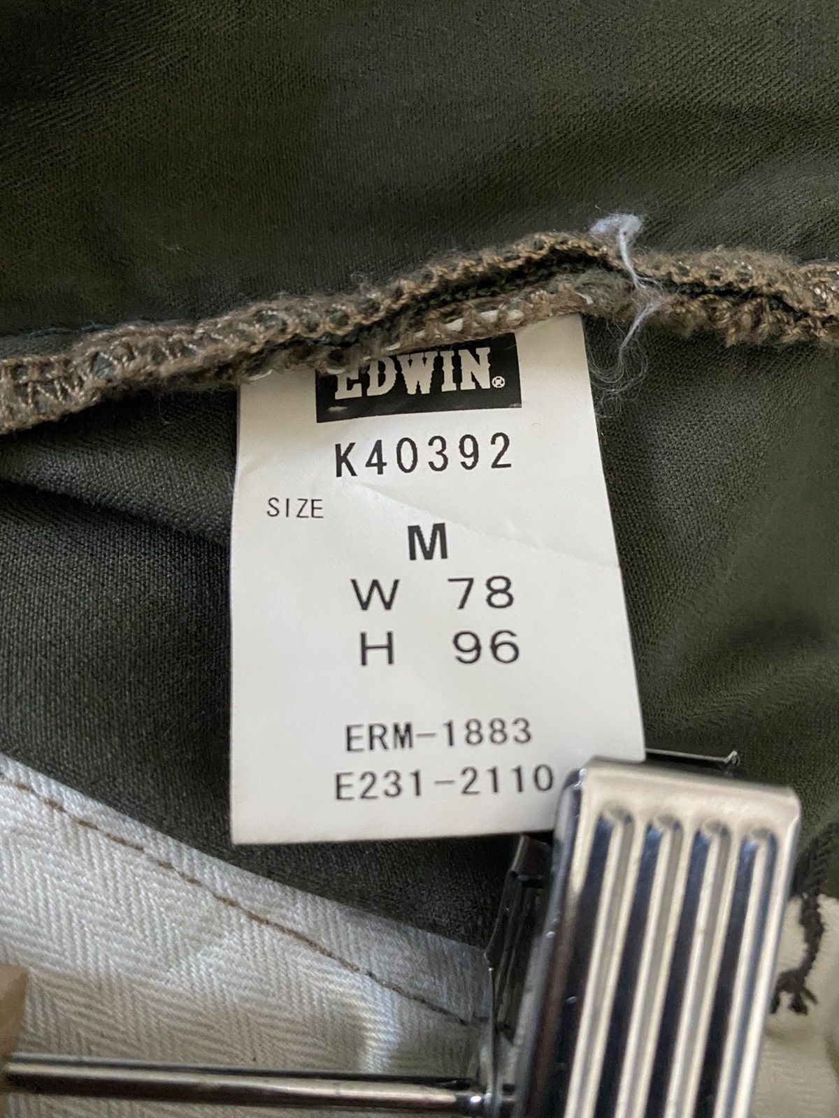 Edwin Vintage Edwin Tactical Flared Cargo Pants Size US 34 / EU 50 - 17 Thumbnail