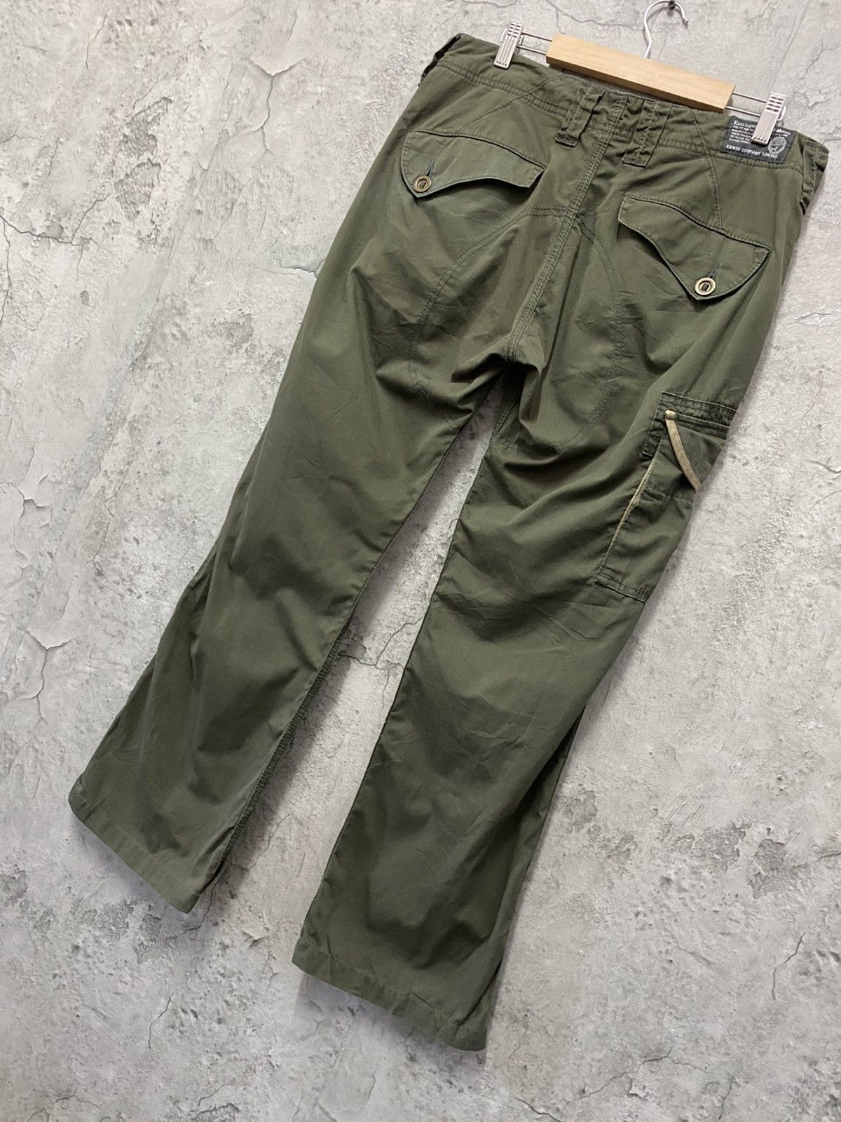 Edwin Vintage Edwin Tactical Flared Cargo Pants Size US 34 / EU 50 - 11 Thumbnail