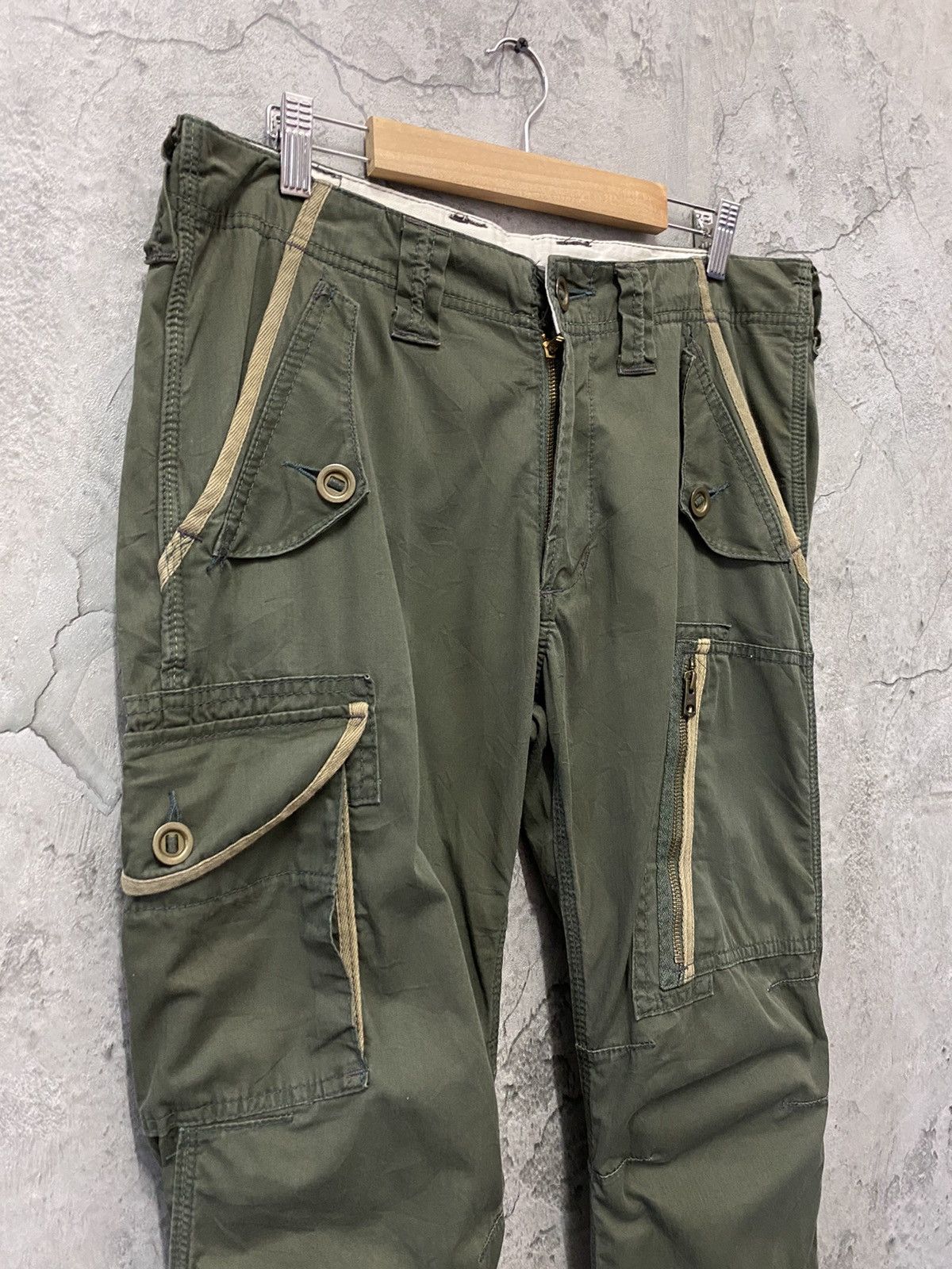Edwin Vintage Edwin Tactical Flared Cargo Pants Size US 34 / EU 50 - 7 Thumbnail