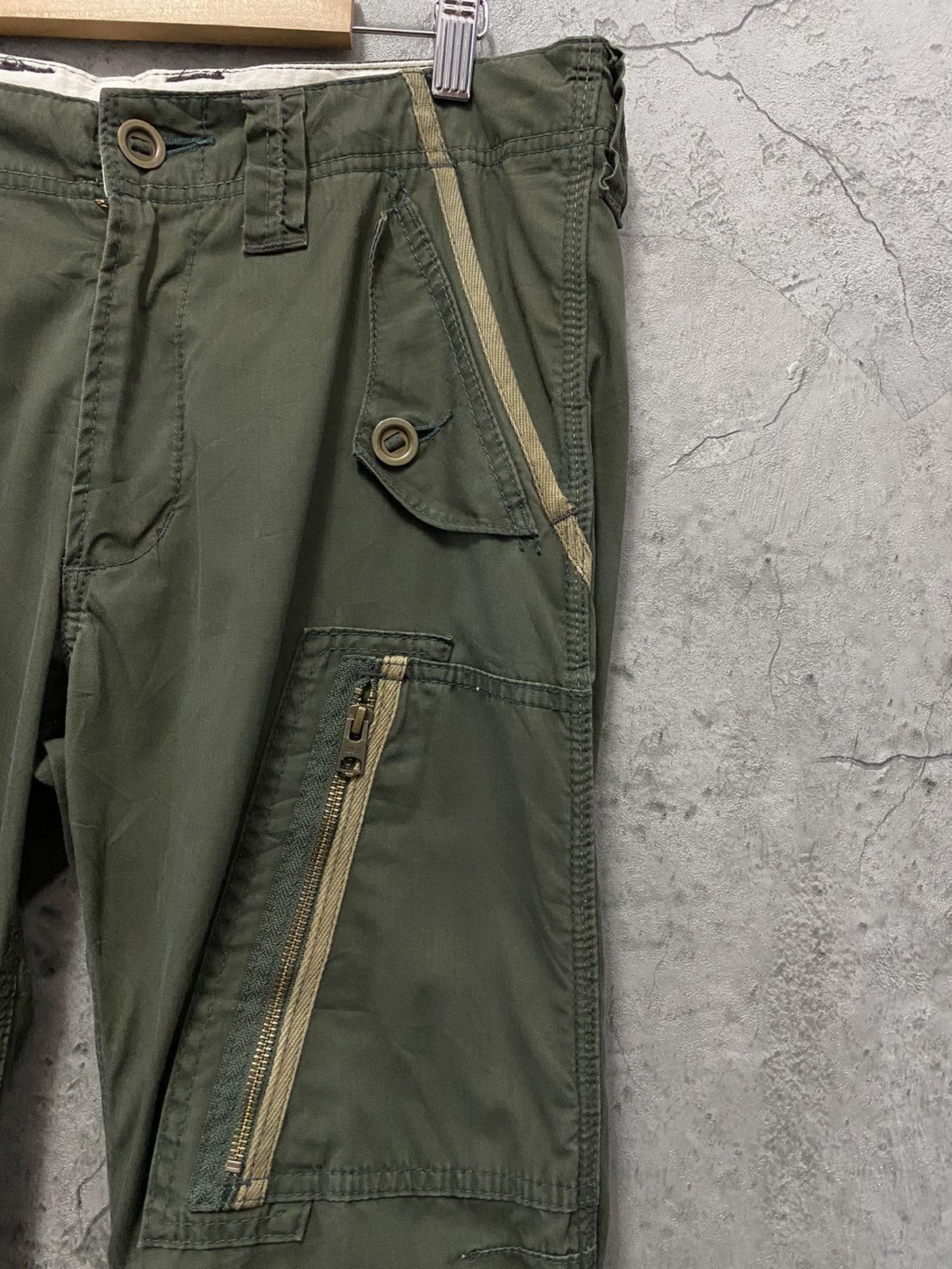 Edwin Vintage Edwin Tactical Flared Cargo Pants Size US 34 / EU 50 - 9 Thumbnail