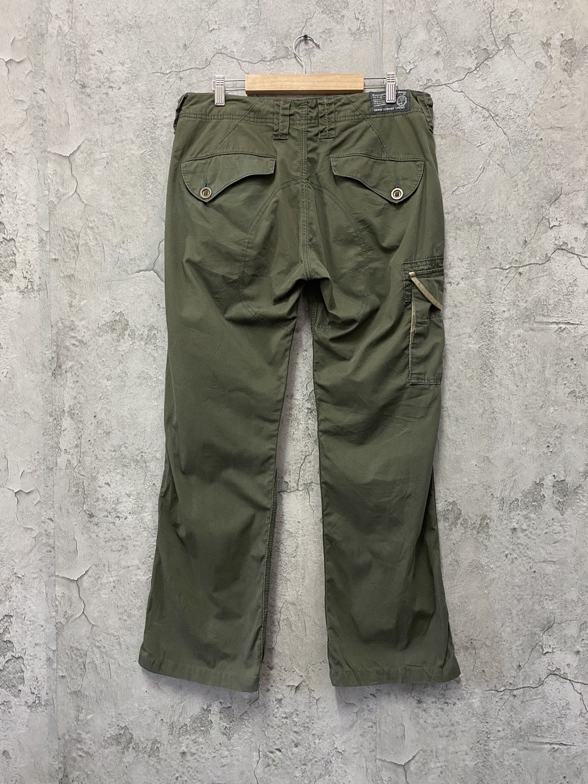 Edwin Vintage Edwin Tactical Flared Cargo Pants Size US 34 / EU 50 - 2 Thumbnail