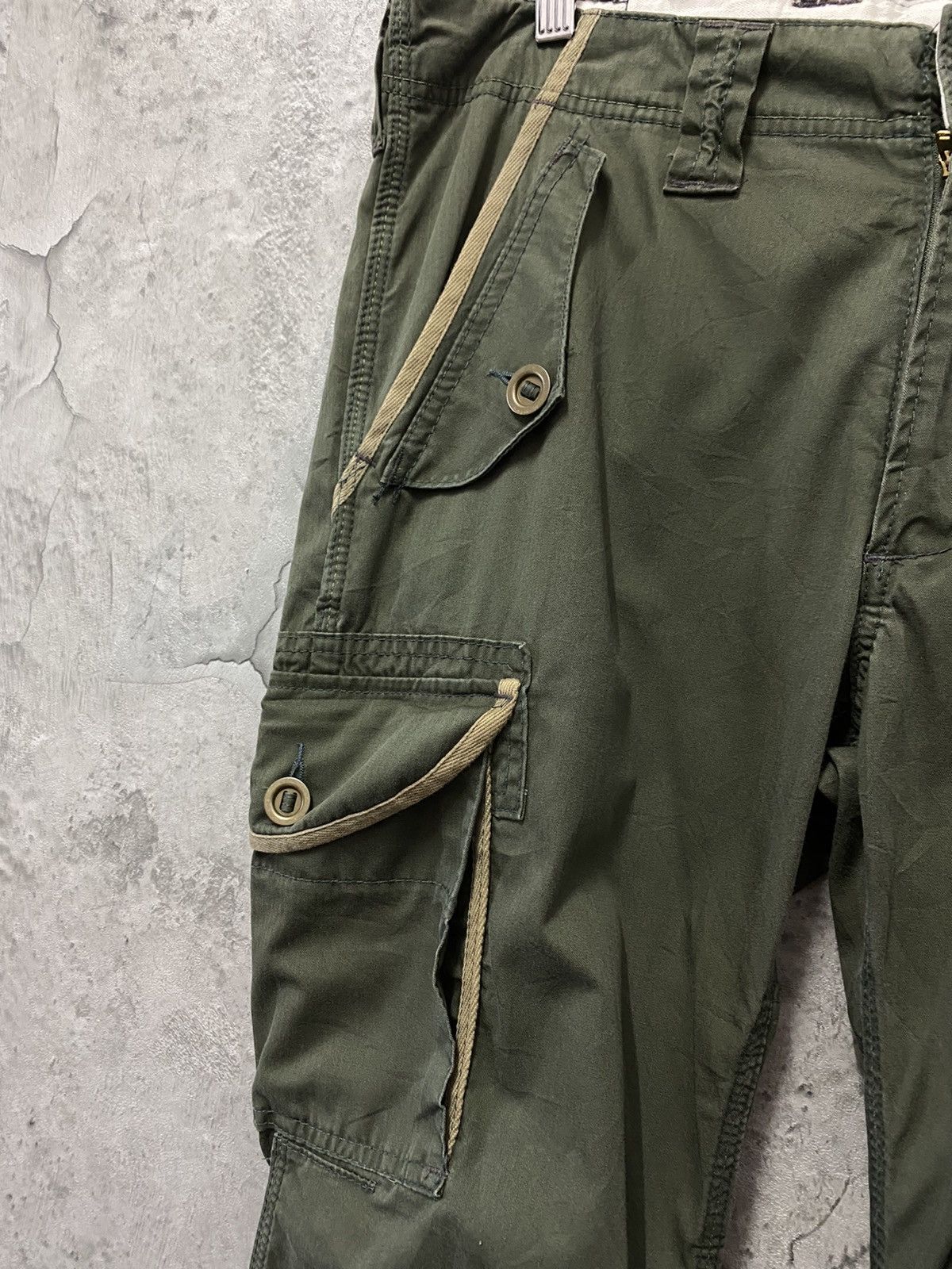 Edwin Vintage Edwin Tactical Flared Cargo Pants Size US 34 / EU 50 - 10 Thumbnail