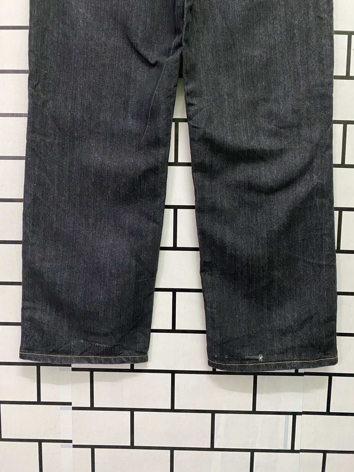 Designer × Vintage Vintage RED APE Double Knee Denim Size US 34 / EU 50 - 11 Thumbnail
