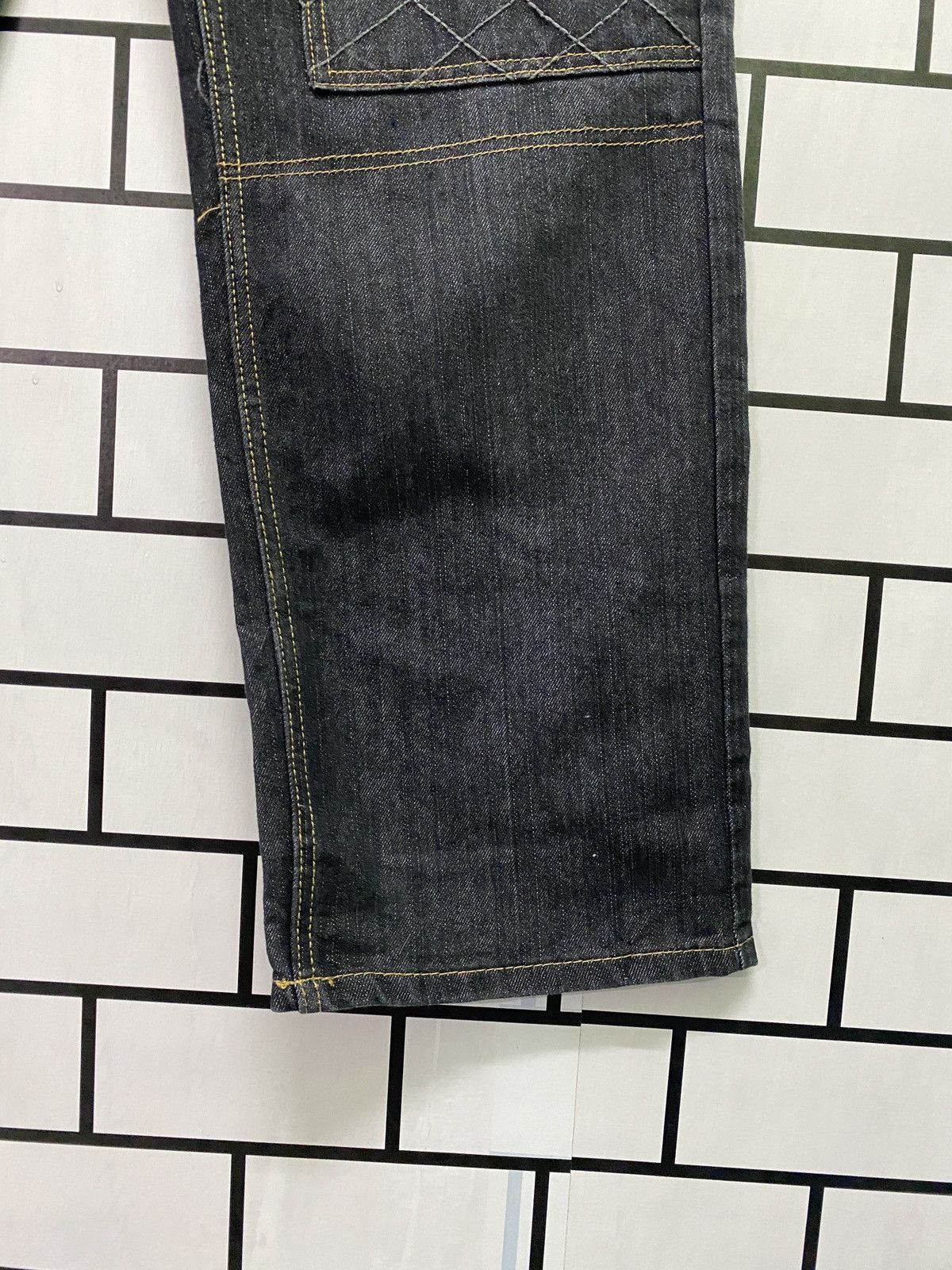 Designer × Vintage Vintage RED APE Double Knee Denim Size US 34 / EU 50 - 7 Thumbnail