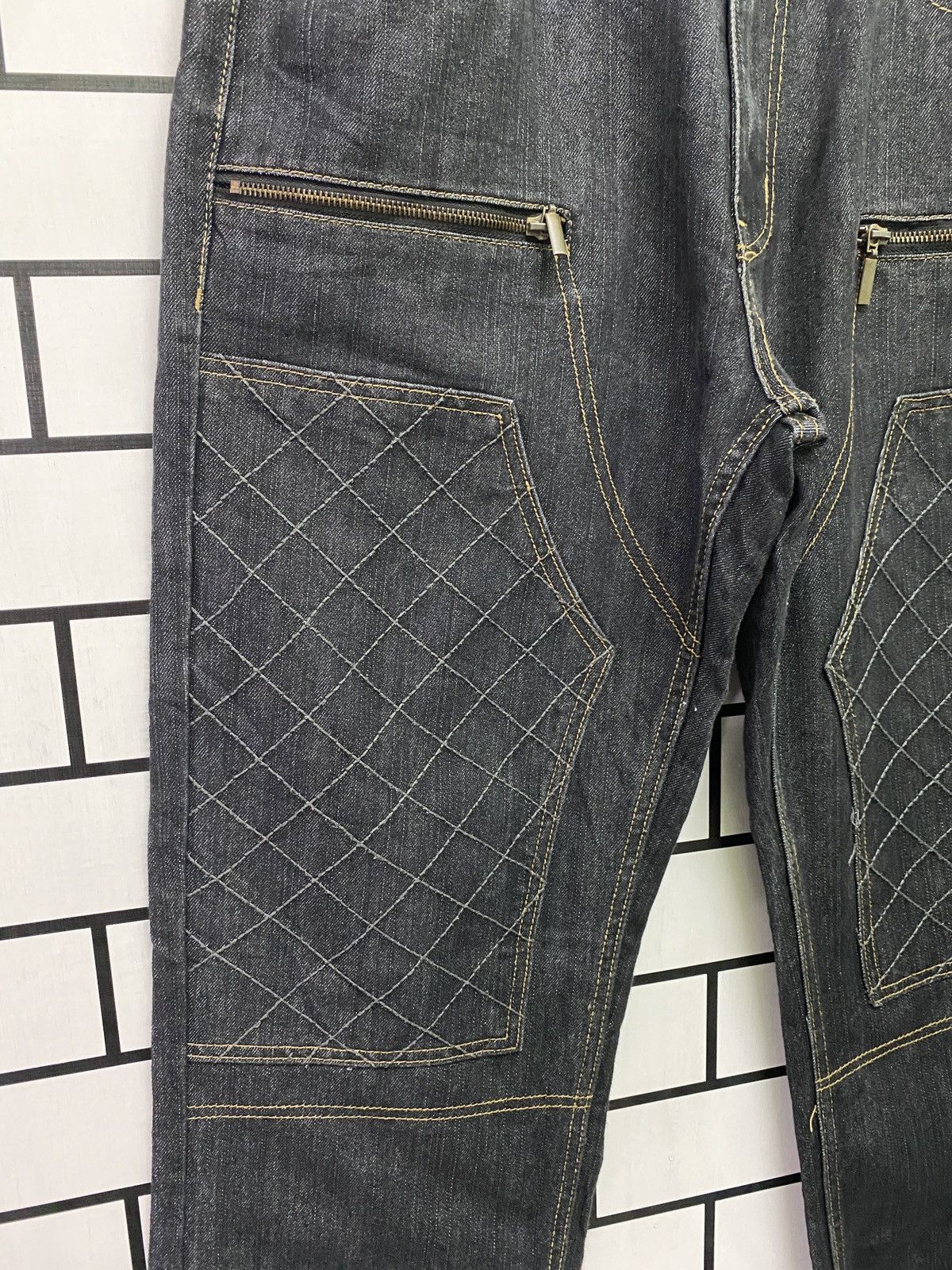 Designer × Vintage Vintage RED APE Double Knee Denim Size US 34 / EU 50 - 5 Thumbnail