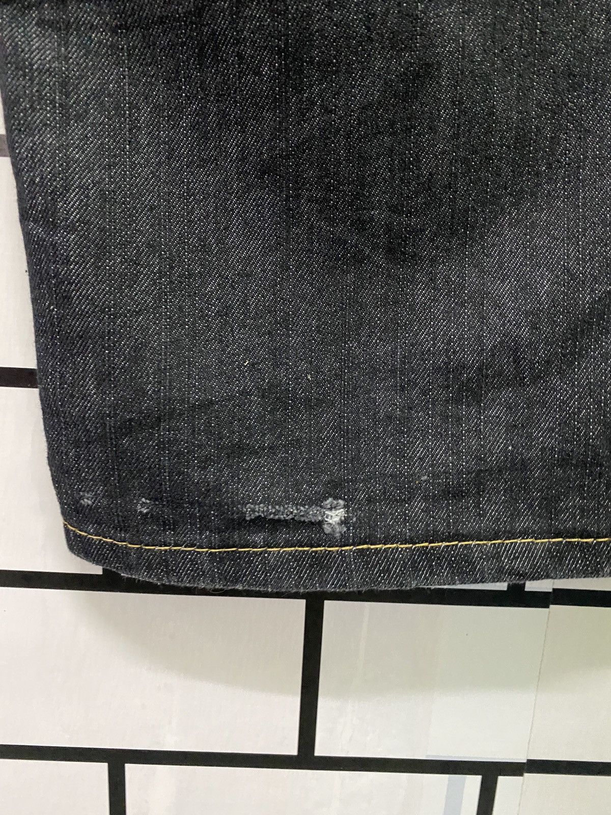 Designer × Vintage Vintage RED APE Double Knee Denim Size US 34 / EU 50 - 12 Thumbnail