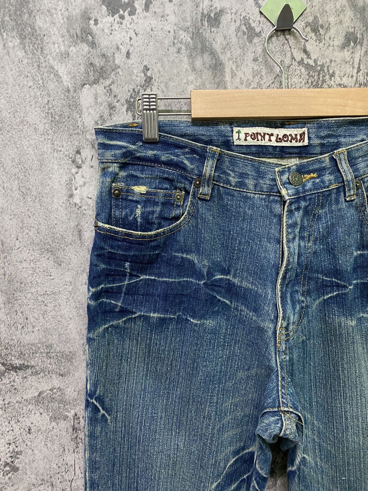 Japanese Brand Japan POINT LOMA Surf Style Rare Design Denim Size US 30 / EU 46 - 7 Thumbnail