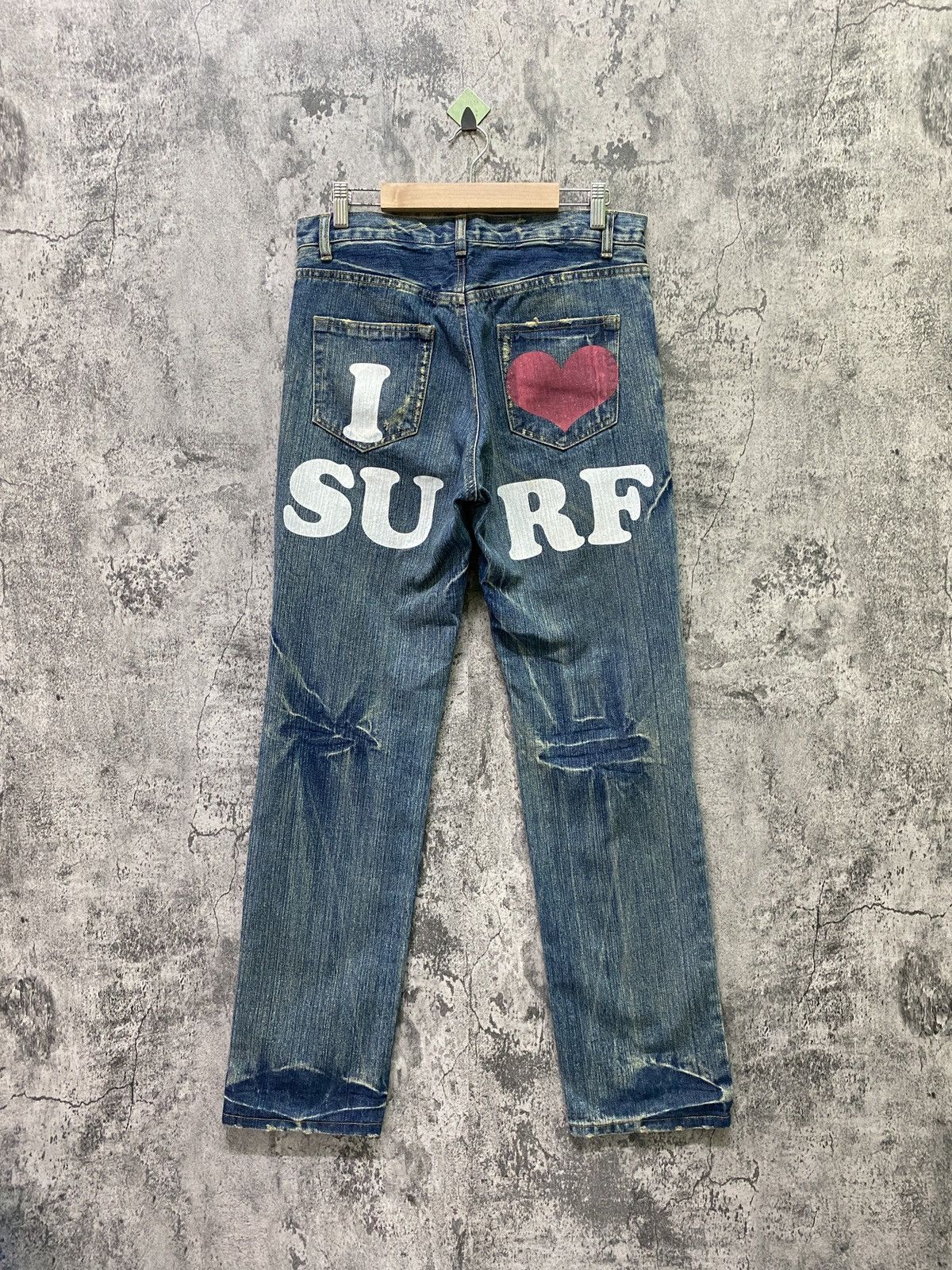 image of Japan Point Loma Surf Style Design Denim in Blue, Men's (Size 30)