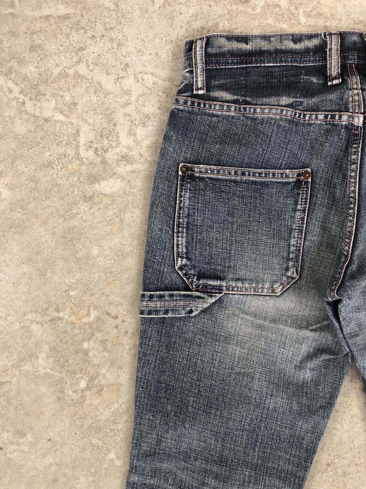 If Six Was Nine Japanese Real Mini Flare Jeans Cargo Pants Size US 30 / EU 46 - 11 Thumbnail