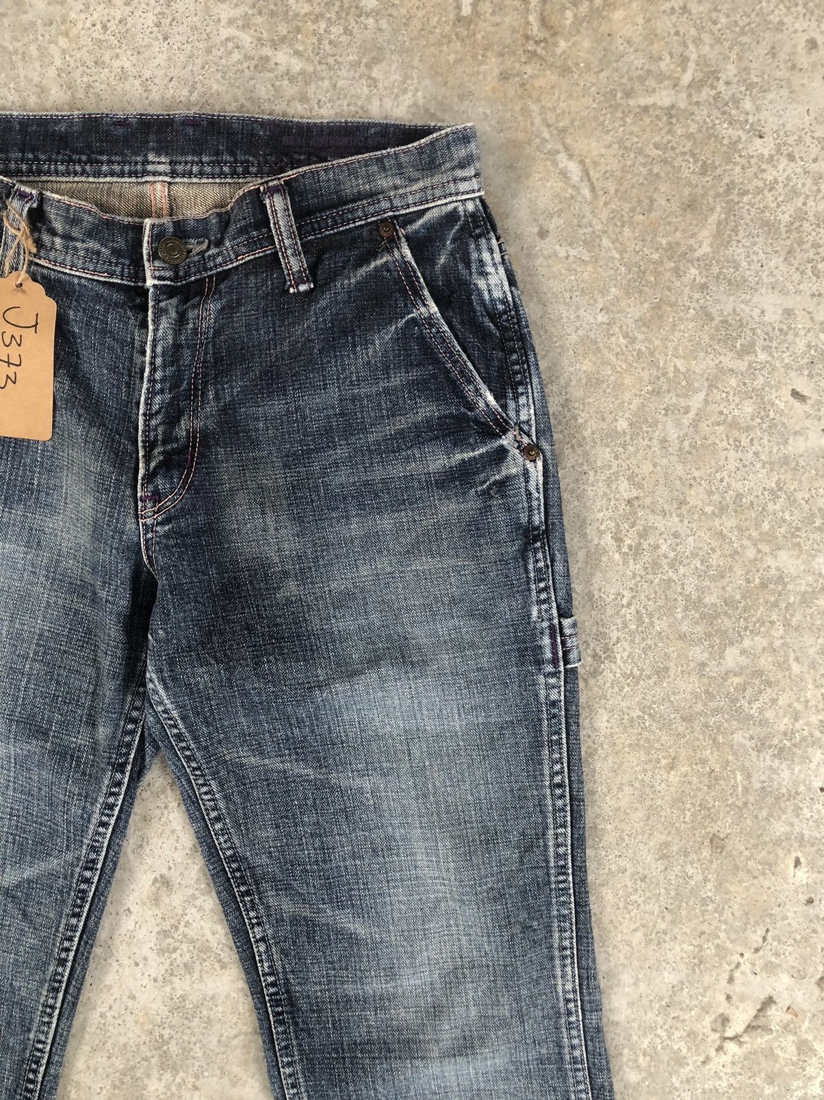 If Six Was Nine Japanese Real Mini Flare Jeans Cargo Pants Size US 30 / EU 46 - 6 Thumbnail