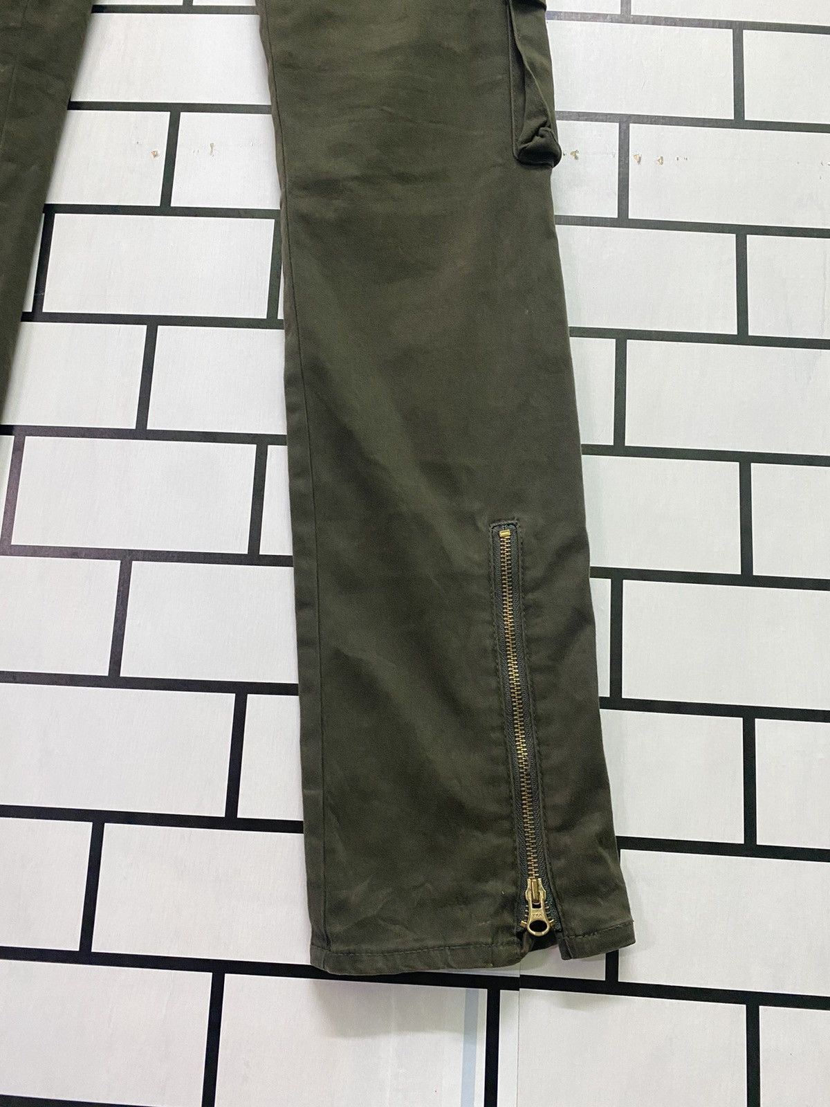 Japanese Brand VAROSH Japan Low Rise Green Tactical Cargo Trousers Size US 30 / EU 46 - 14 Thumbnail