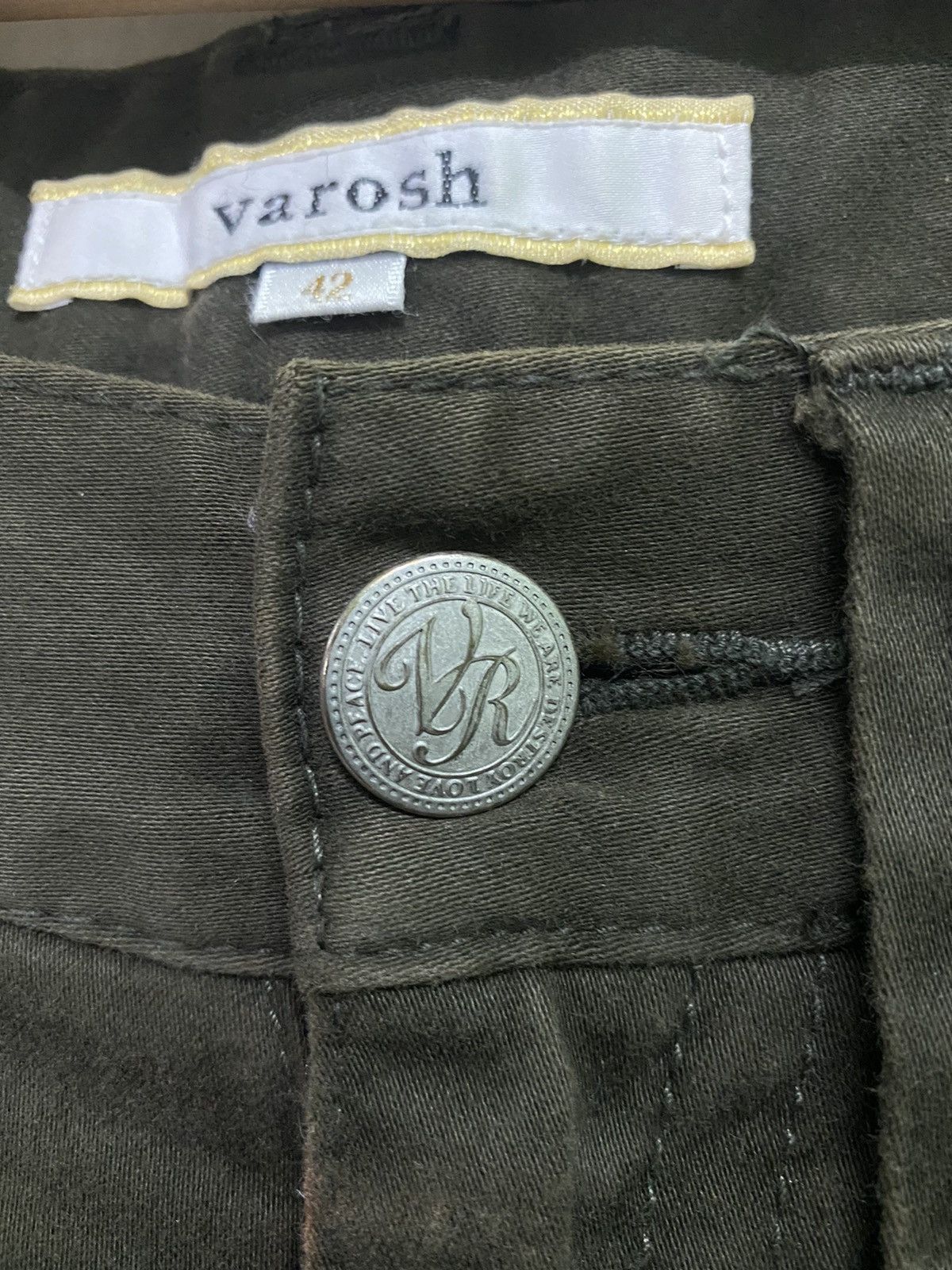 Japanese Brand VAROSH Japan Low Rise Green Tactical Cargo Trousers Size US 30 / EU 46 - 7 Thumbnail