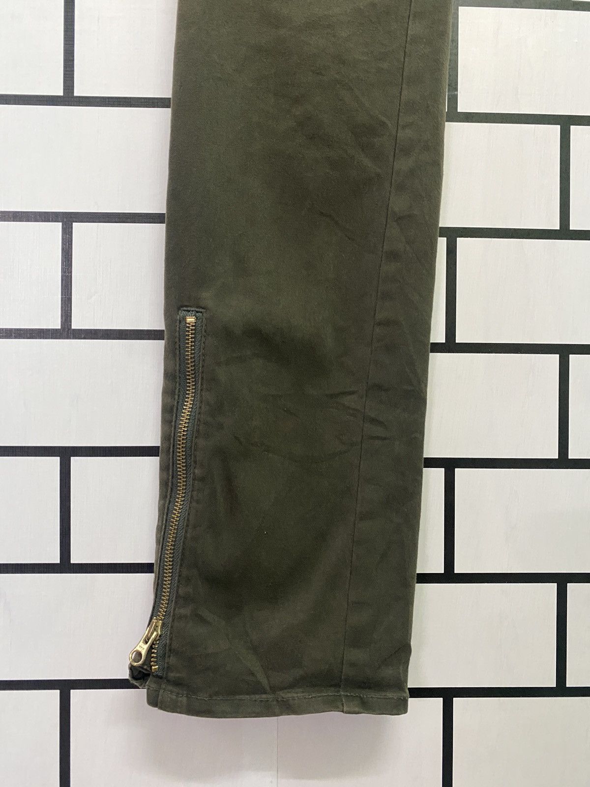 Japanese Brand VAROSH Japan Low Rise Green Tactical Cargo Trousers Size US 30 / EU 46 - 10 Thumbnail