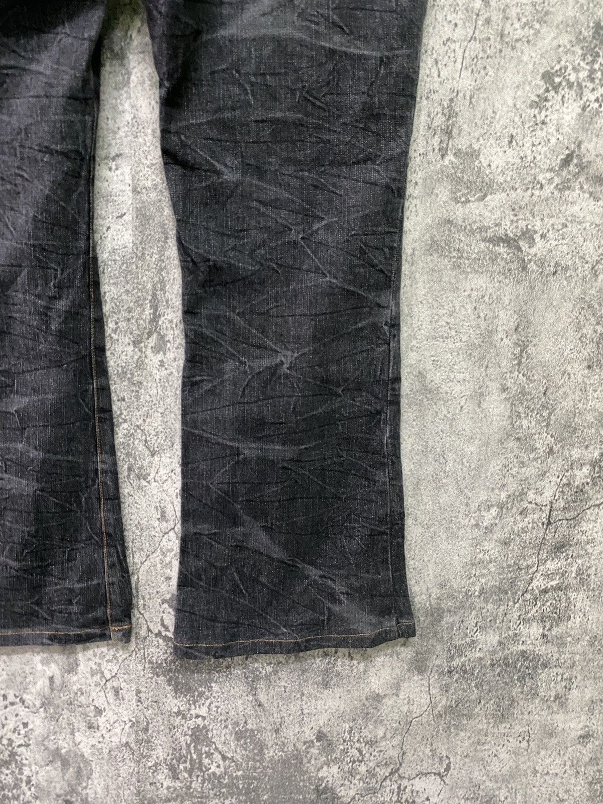 Japanese Brand × Vintage Unknown Japanese Brand Flared Poem Pants Size US 33 - 14 Thumbnail