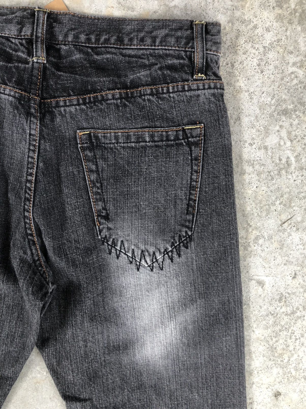 Who Decides War Japanese Steer Blue Patchwork Jeans Distressed Jeans Size US 32 / EU 48 - 10 Thumbnail