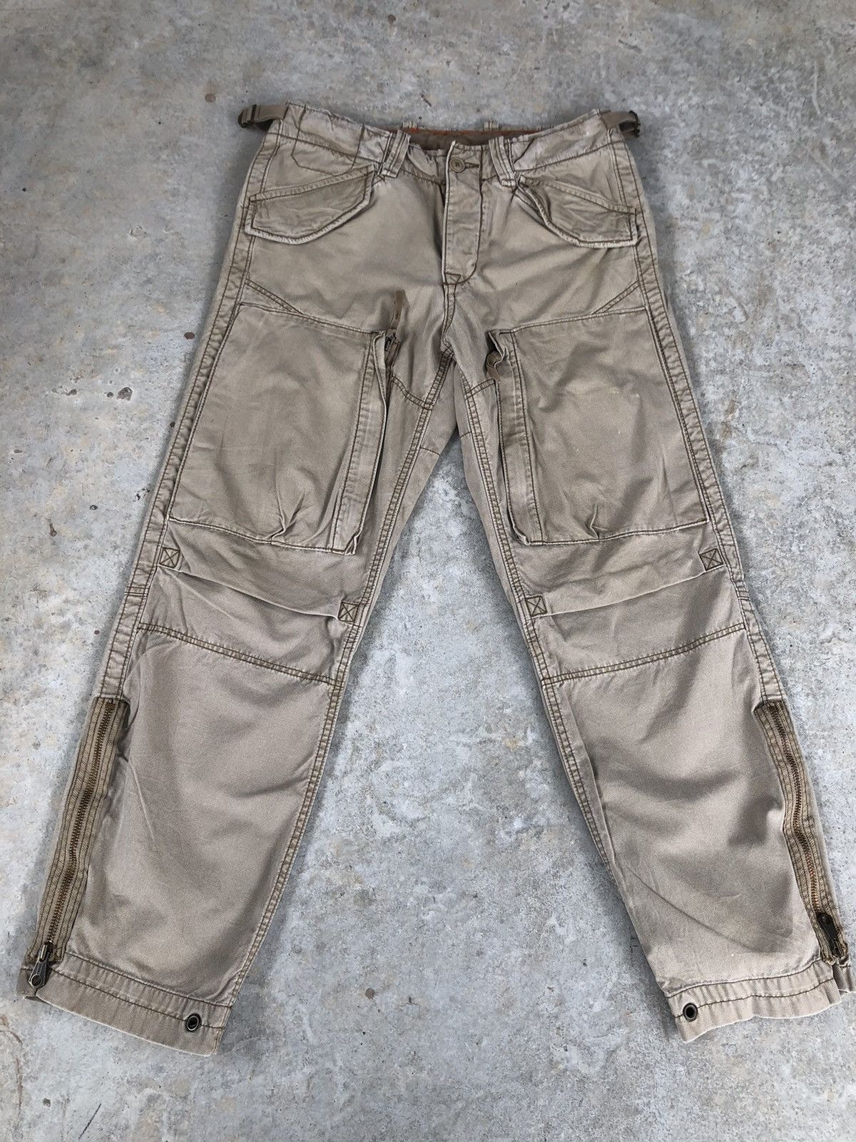 Gap RARE Gap SFCA Cargo Pants Tactical Multipocket Zipper Size US 32 / EU 48 - 3 Thumbnail