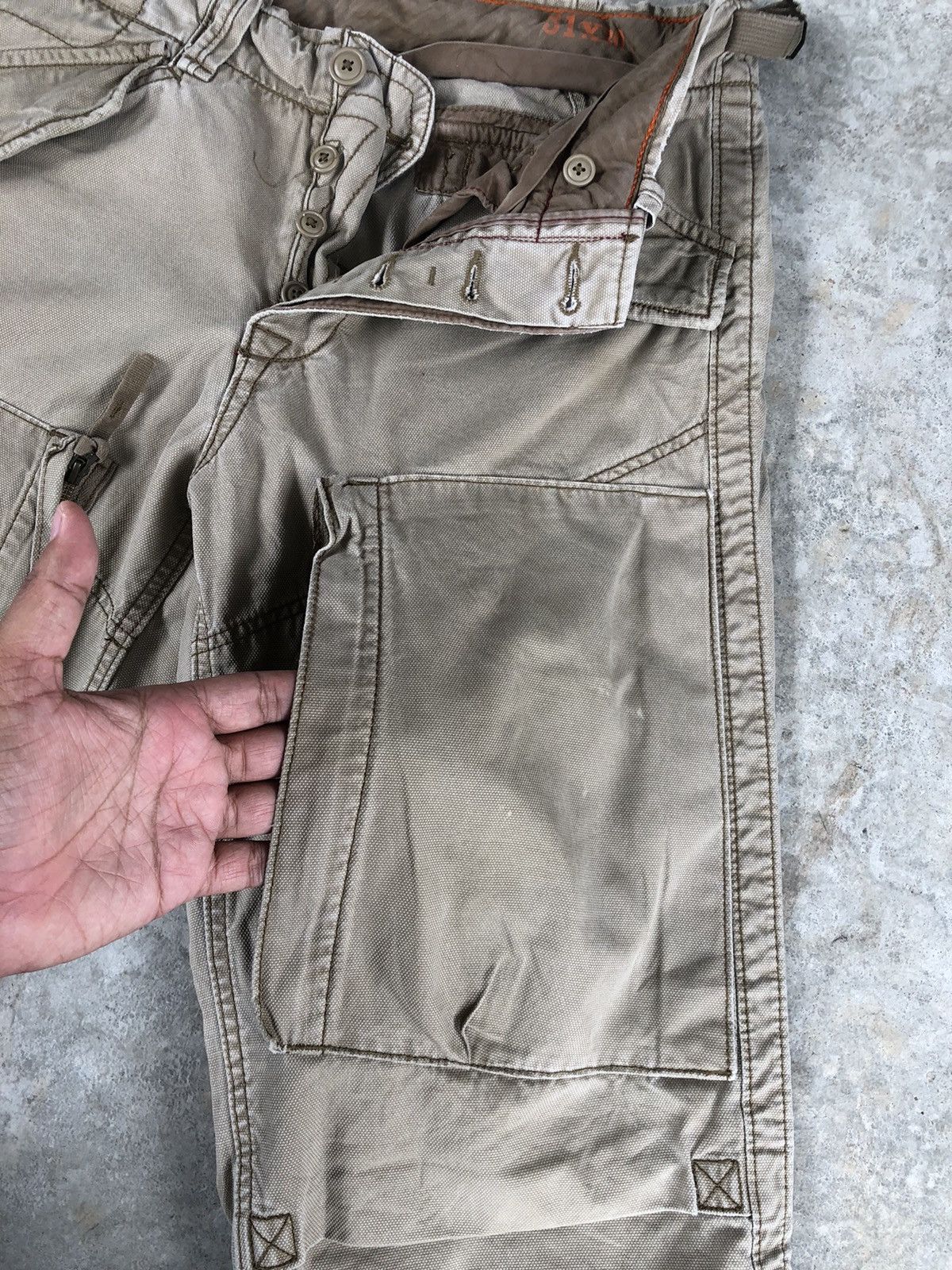 Gap RARE Gap SFCA Cargo Pants Tactical Multipocket Zipper Size US 32 / EU 48 - 7 Thumbnail