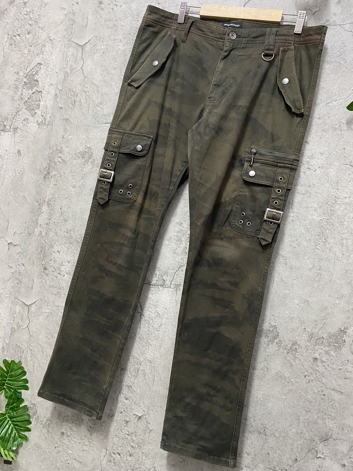 semanticdesign Semantic Design Japan Tactical Bondage Slim Fit Cargo Pants Size US 34 / EU 50 - 3 Thumbnail