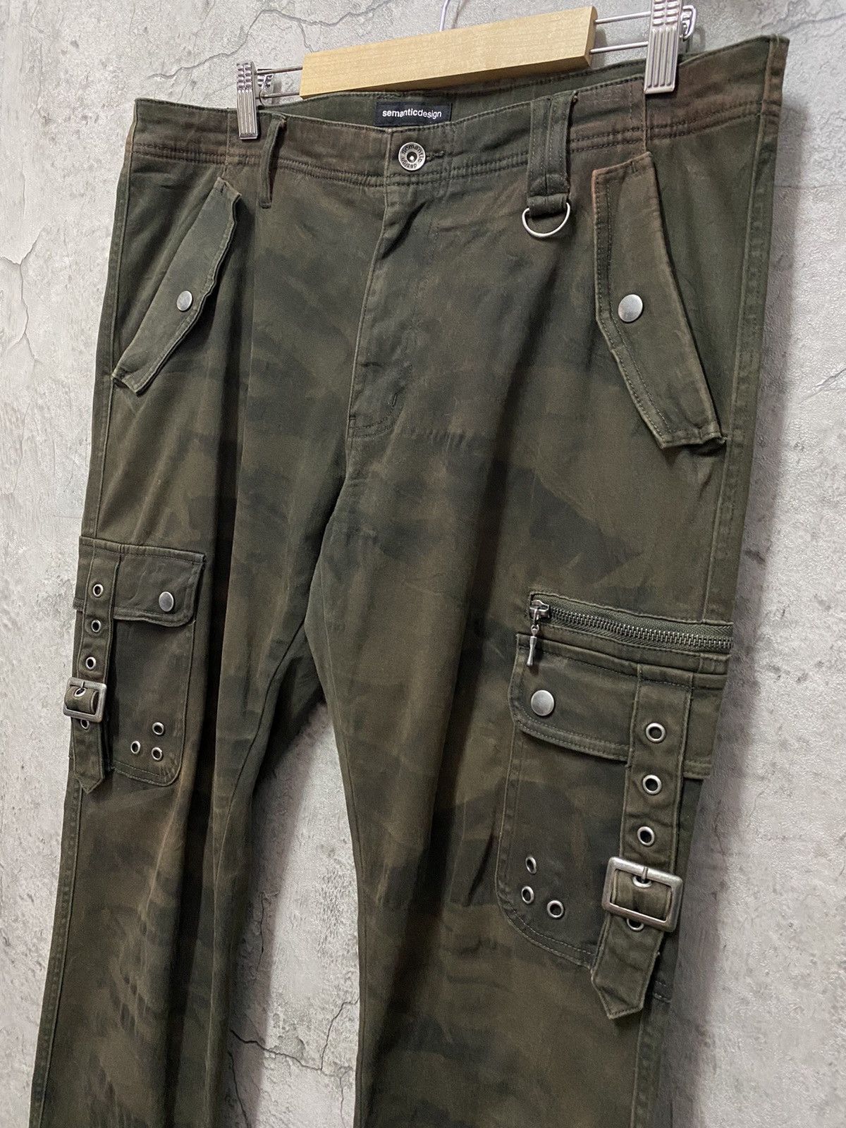 semanticdesign Semantic Design Japan Tactical Bondage Slim Fit Cargo Pants Size US 34 / EU 50 - 15 Thumbnail