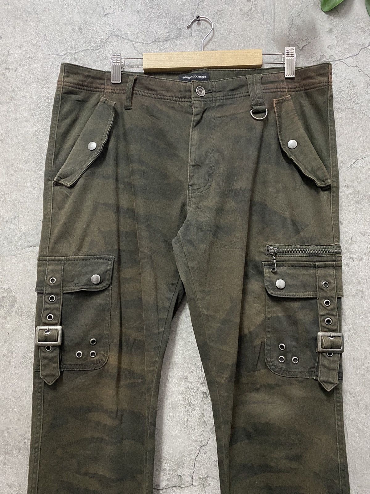 semanticdesign Semantic Design Japan Tactical Bondage Slim Fit Cargo Pants Size US 34 / EU 50 - 4 Thumbnail
