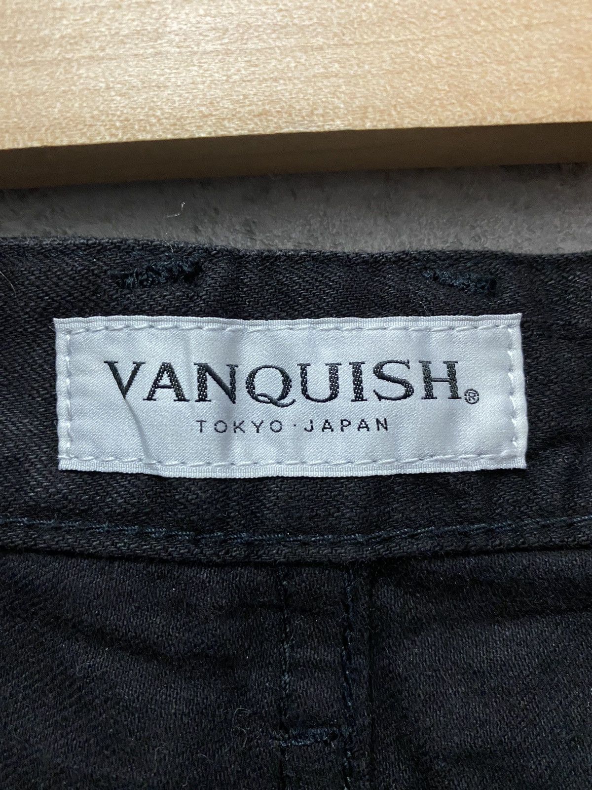 Japanese Brand Vanquish Tokyo Japan Skinny Black Denim Pants Size US 30 / EU 46 - 15 Thumbnail