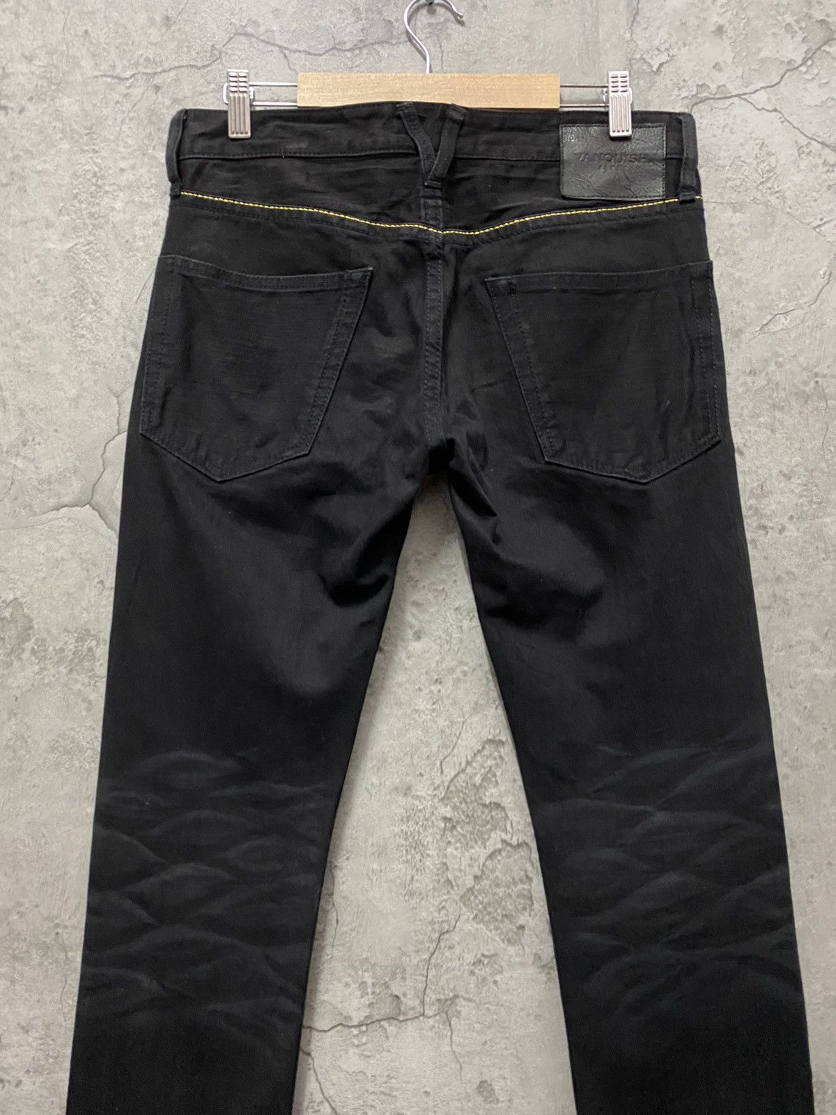 Japanese Brand Vanquish Tokyo Japan Skinny Black Denim Pants Size US 30 / EU 46 - 8 Thumbnail