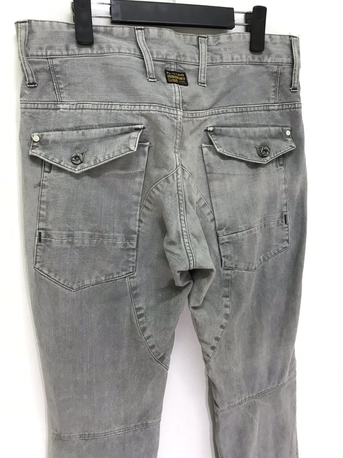 G-Star G Star Raw Denim Pant Multi Pockets Regular Size US 34 / EU 50 - 7 Thumbnail