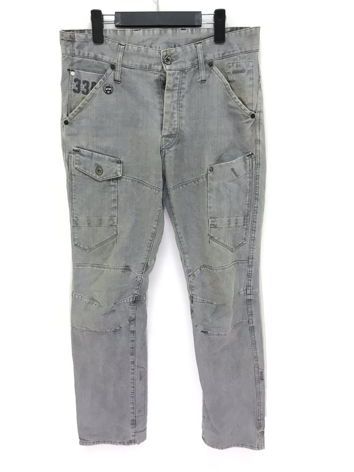 G-Star G Star Raw Denim Pant Multi Pockets Regular Size US 34 / EU 50 - 2 Thumbnail