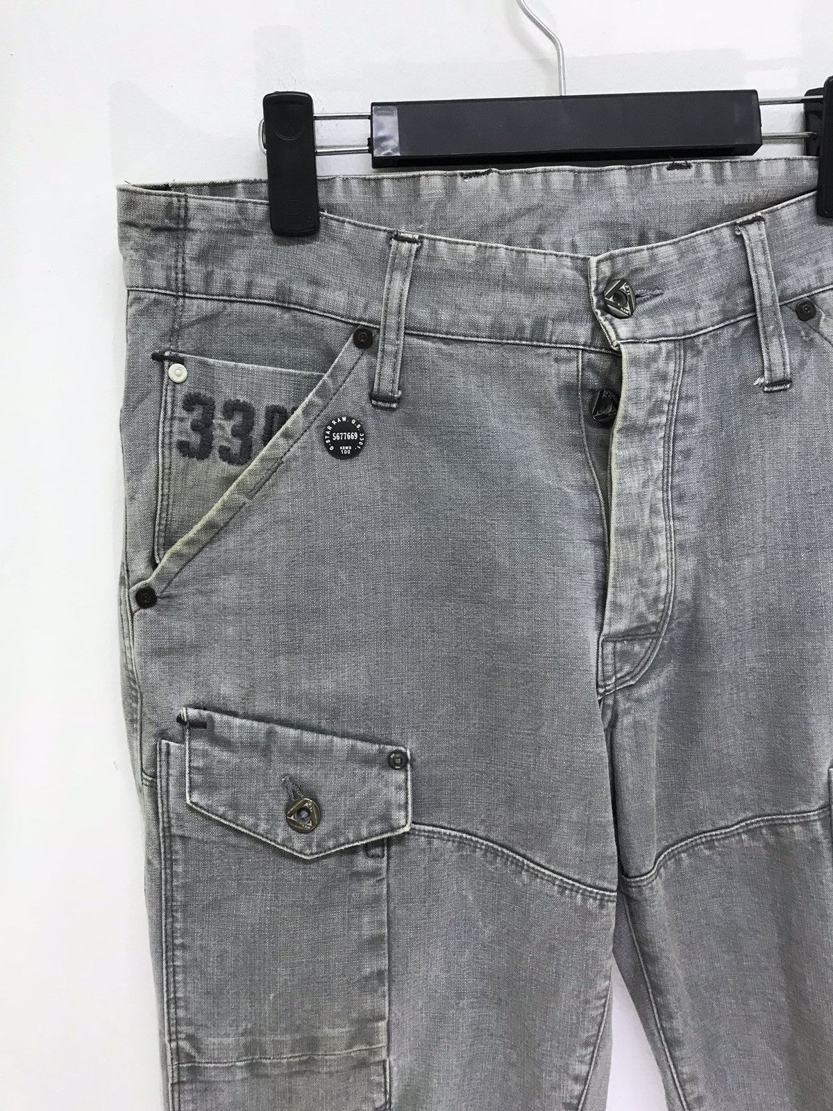 G-Star G Star Raw Denim Pant Multi Pockets Regular Size US 34 / EU 50 - 4 Thumbnail