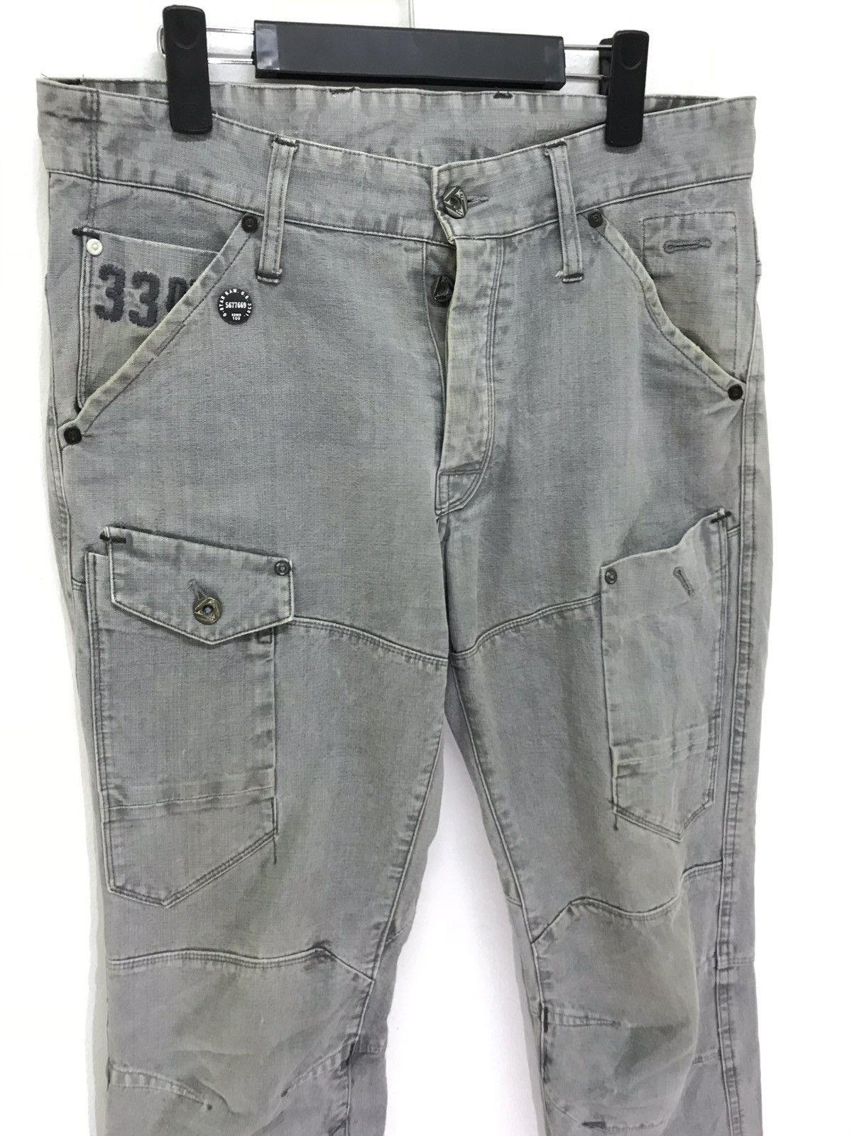 G-Star G Star Raw Denim Pant Multi Pockets Regular Size US 34 / EU 50 - 1 Thumbnail