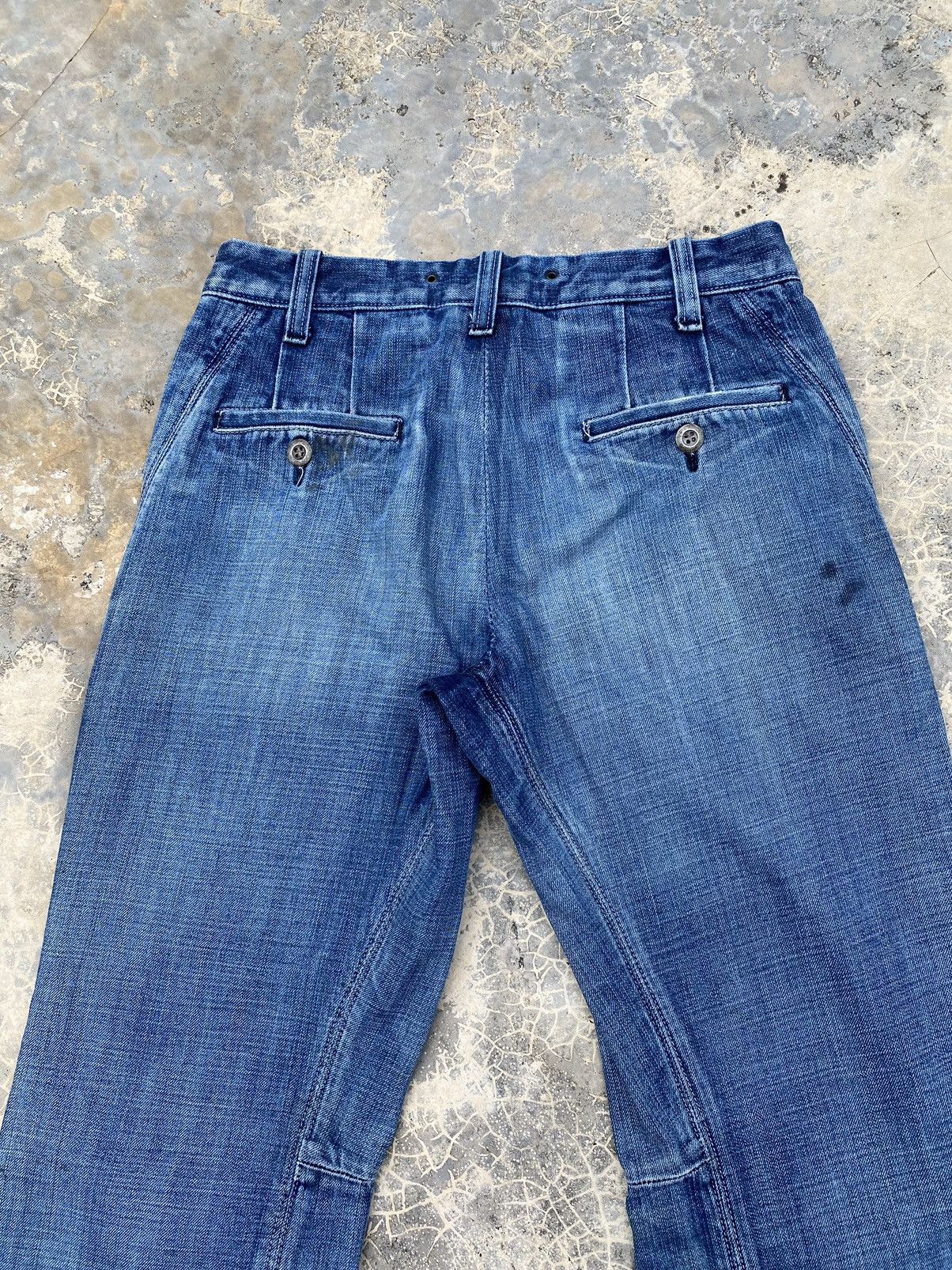 Japanese Brand Rework Vintage Bartack Boro Sashiko Stitch Pant Size US 30 / EU 46 - 6 Thumbnail